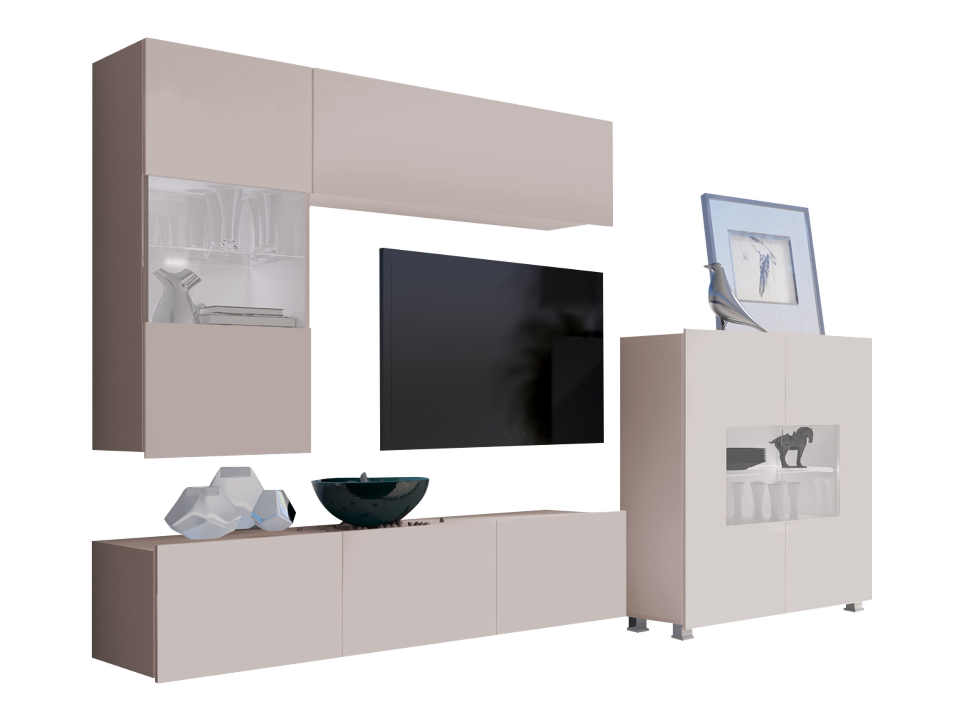 Wohnzimmer-Set Remus III (Kaschmir)