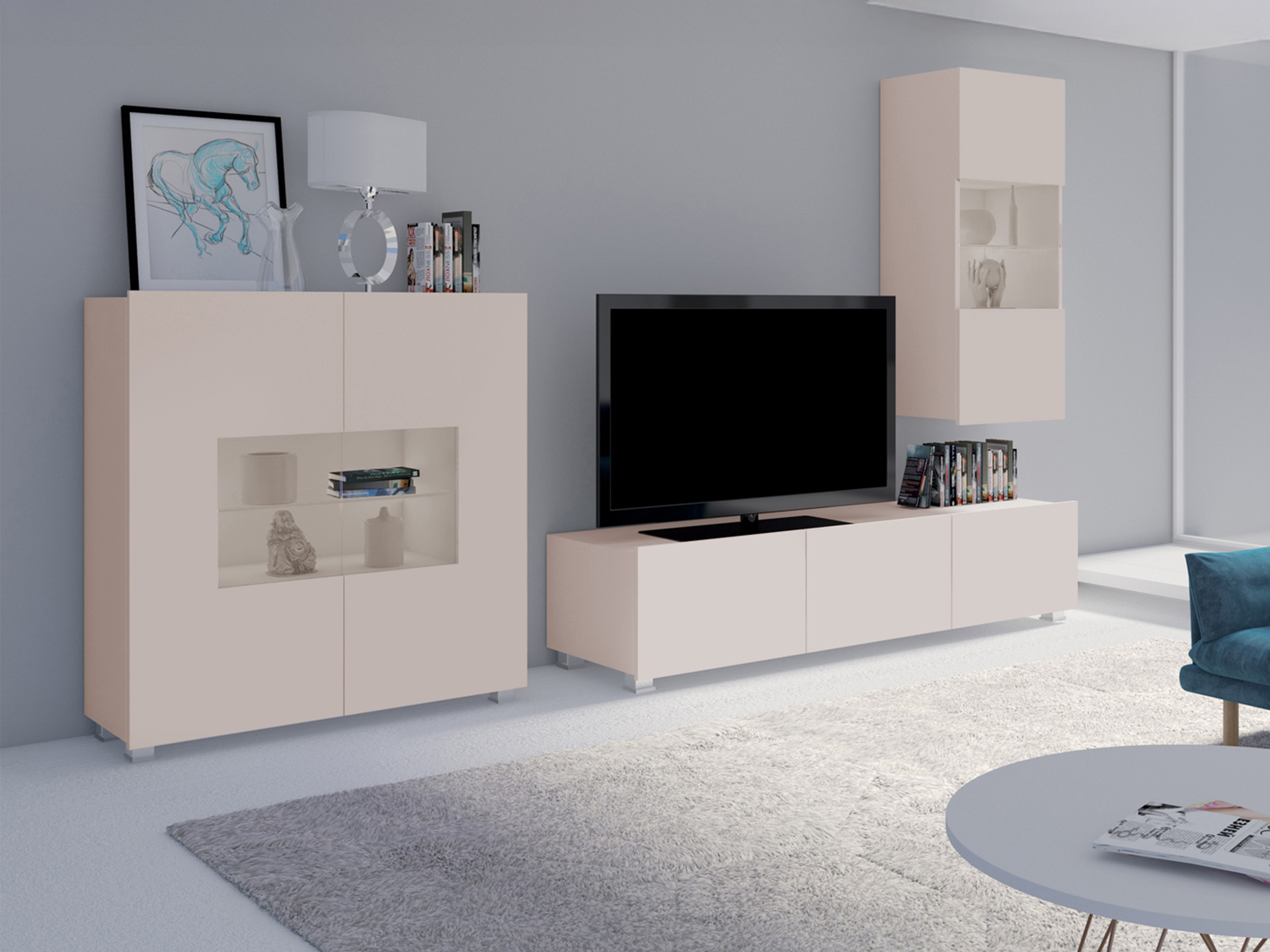 Wohnzimmer-Set Remus VII (Kaschmir)