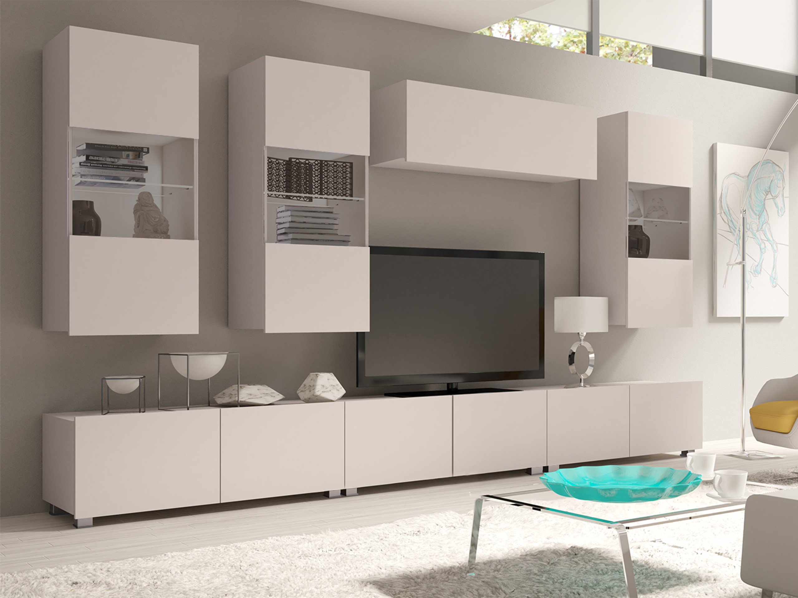 Wohnzimmer-Set Remus XI (Kaschmir)