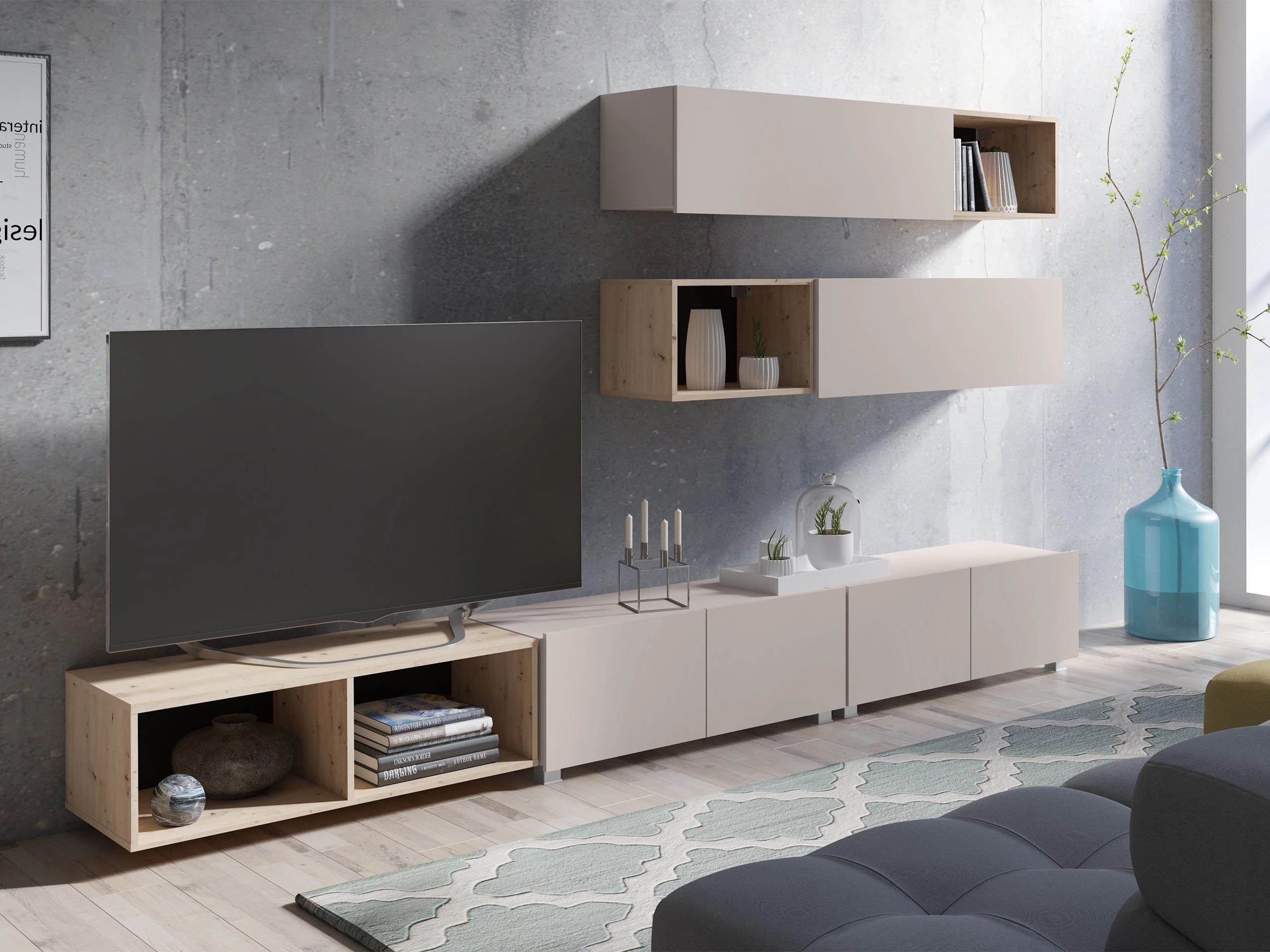 Wohnzimmer-Set Remus XXV (Kaschmir)