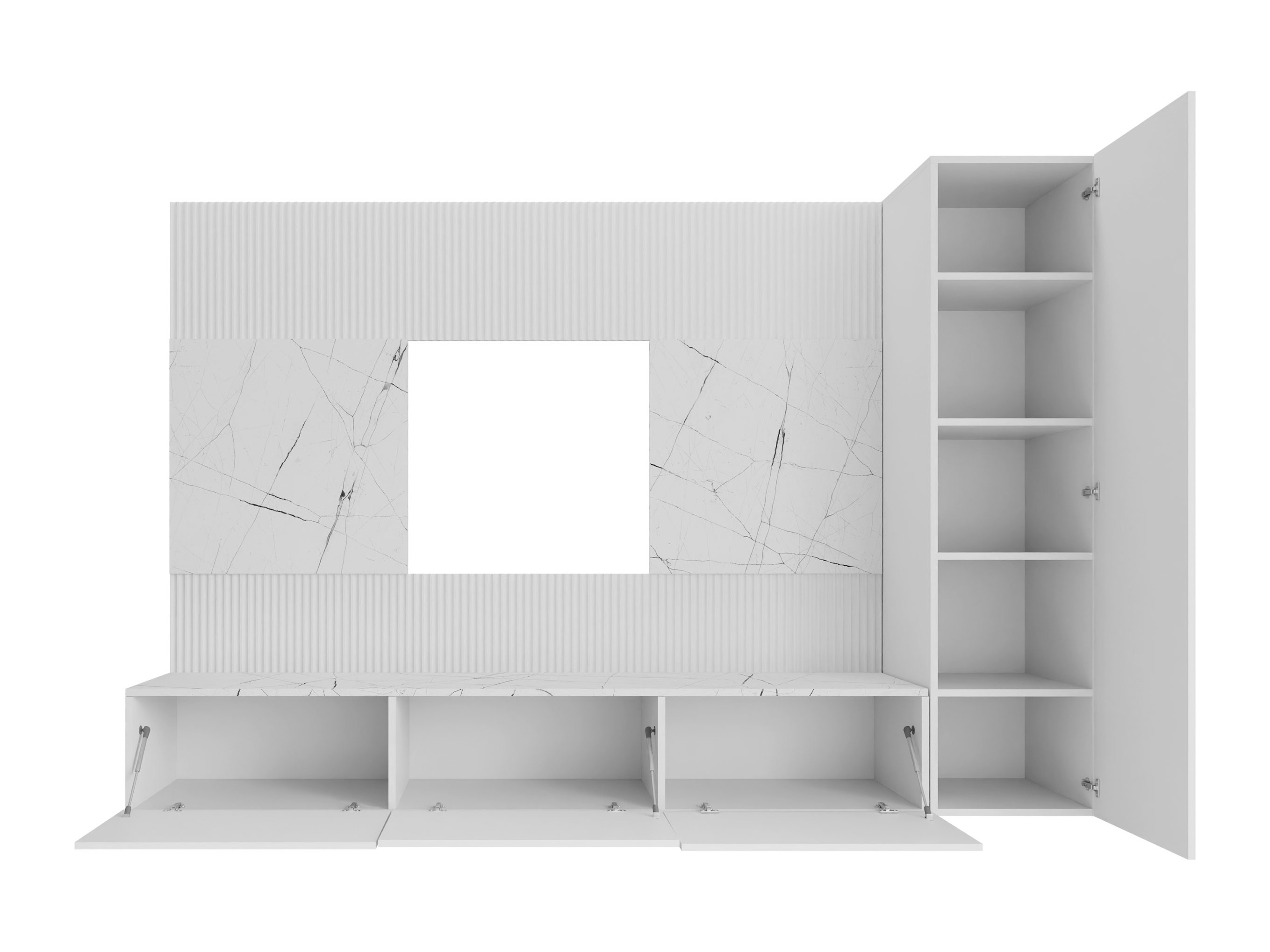 Wohnzimmer-Sets Comfivo Salix VI (Beige + Eichenholzoptik)