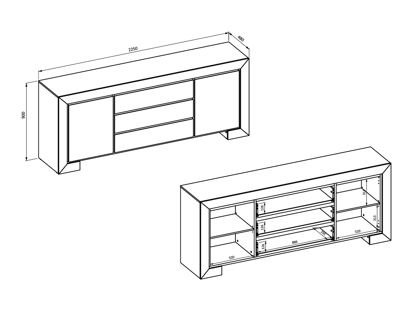 Wohnzimmer-Set Etrteo 106