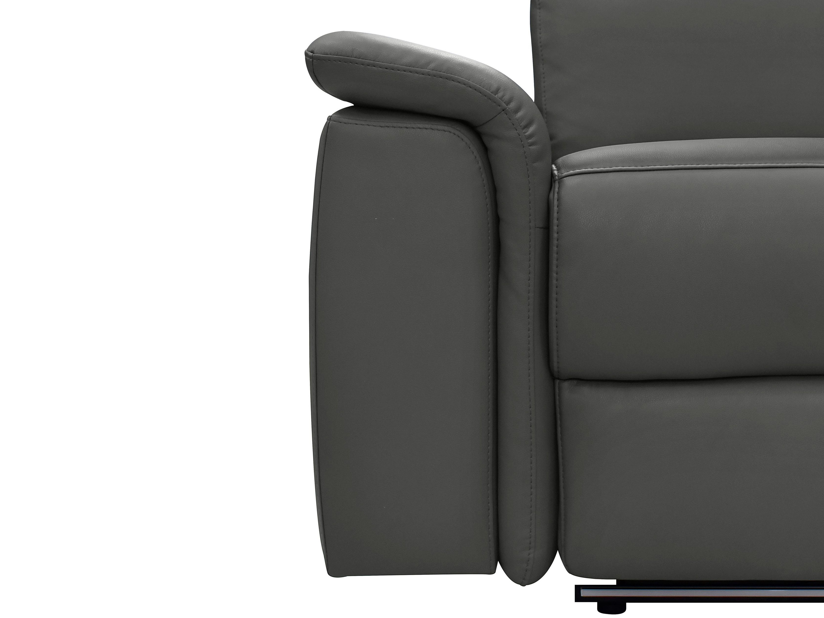 Sofa mit Liegefunktion Beldalo 102 (Schwarz)