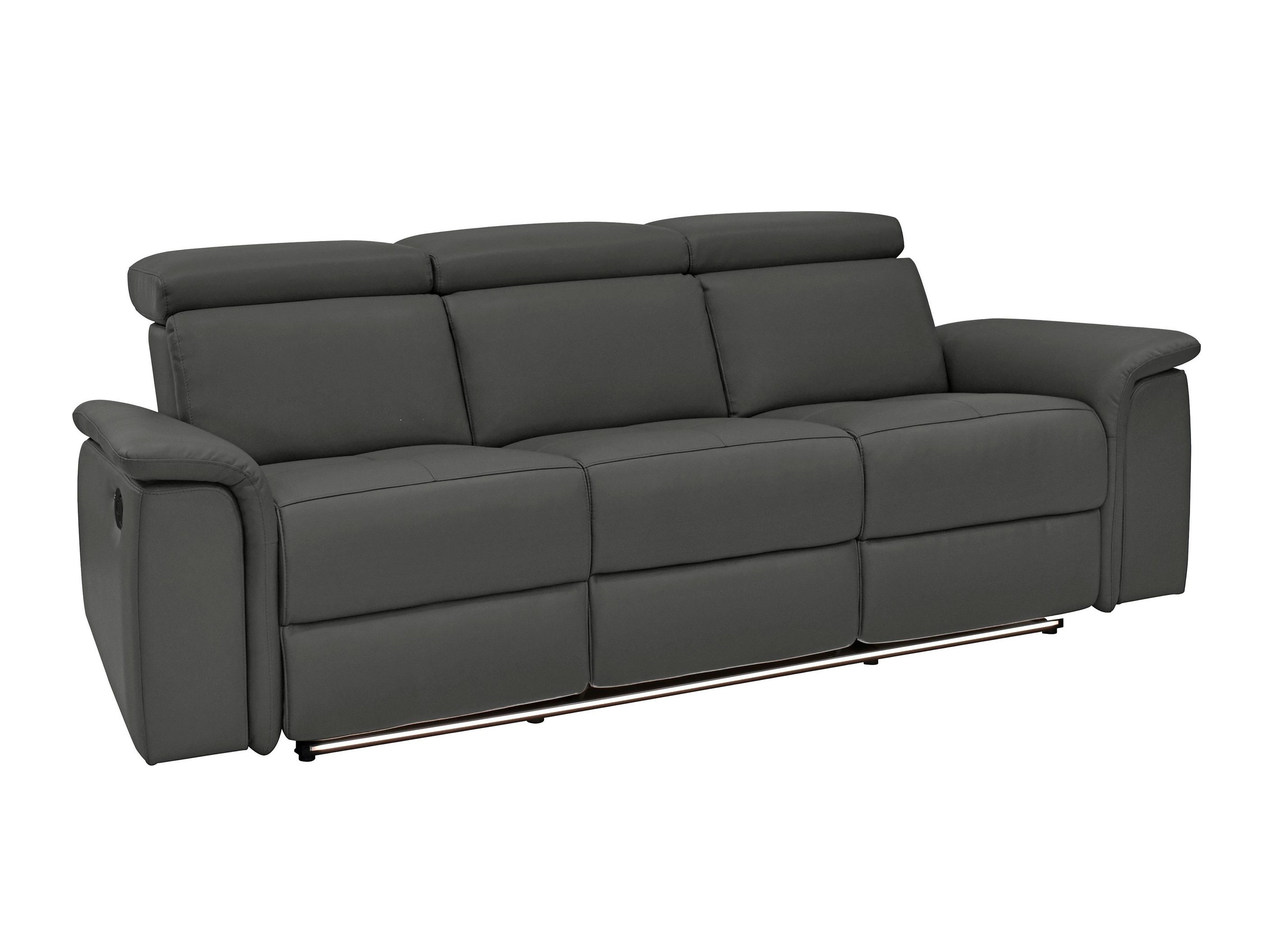 Sofa mit Liegefunktion Denton 1363 (Schwarz)