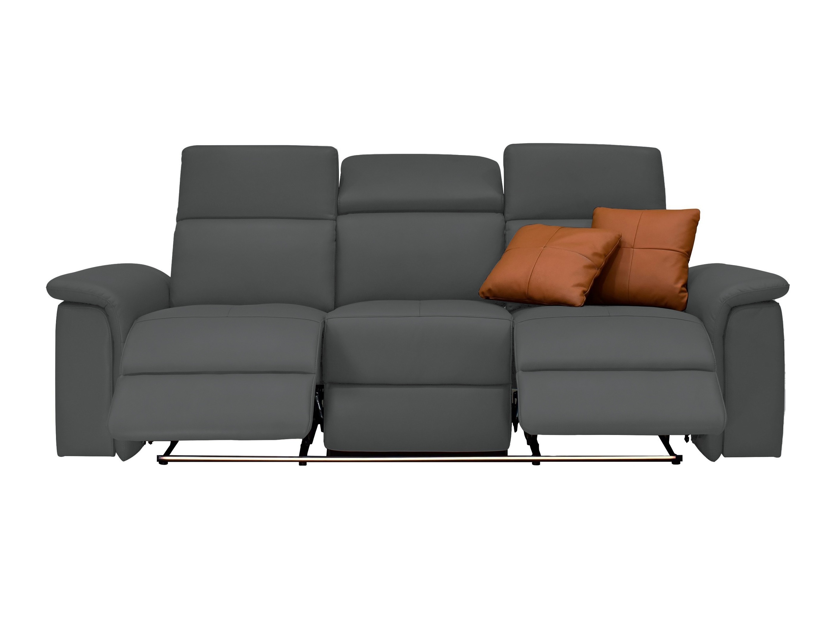 Sofa mit Liegefunktion Denton 1484 (Grau)