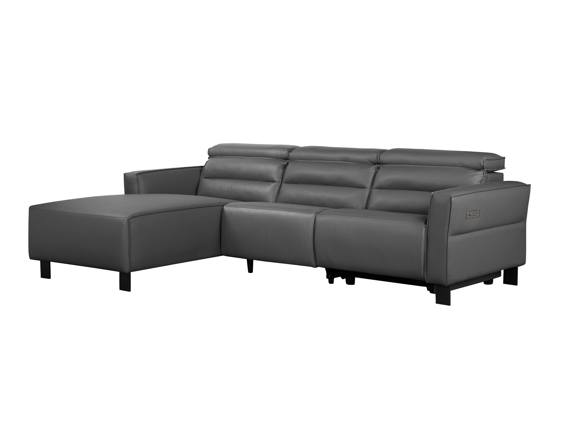 Ecksofa Liegesessel Denton 1486 (Grau)