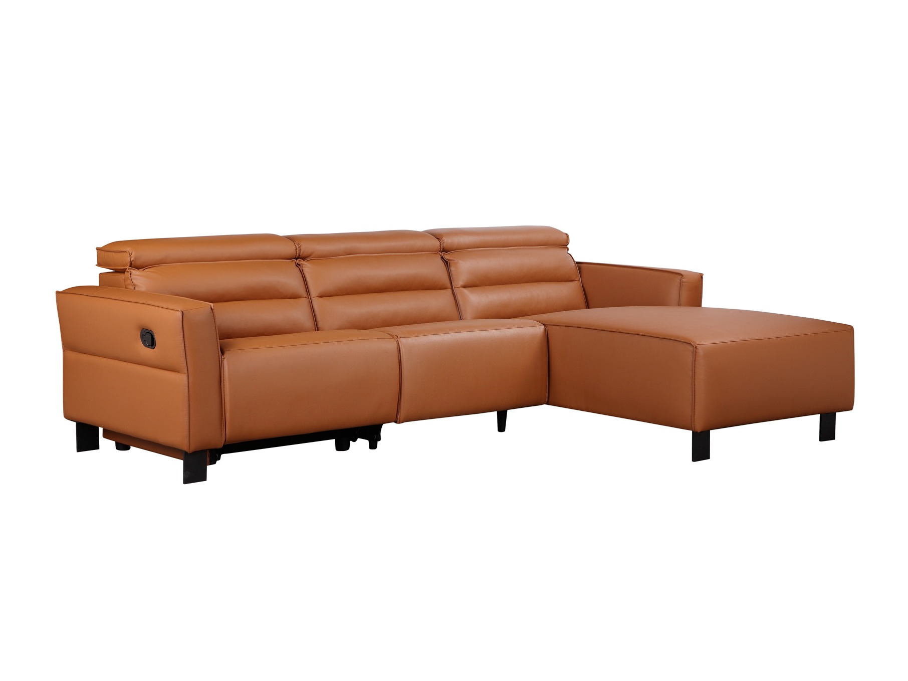 Ecksofa Liegesessel Denton 1487 (Braun)