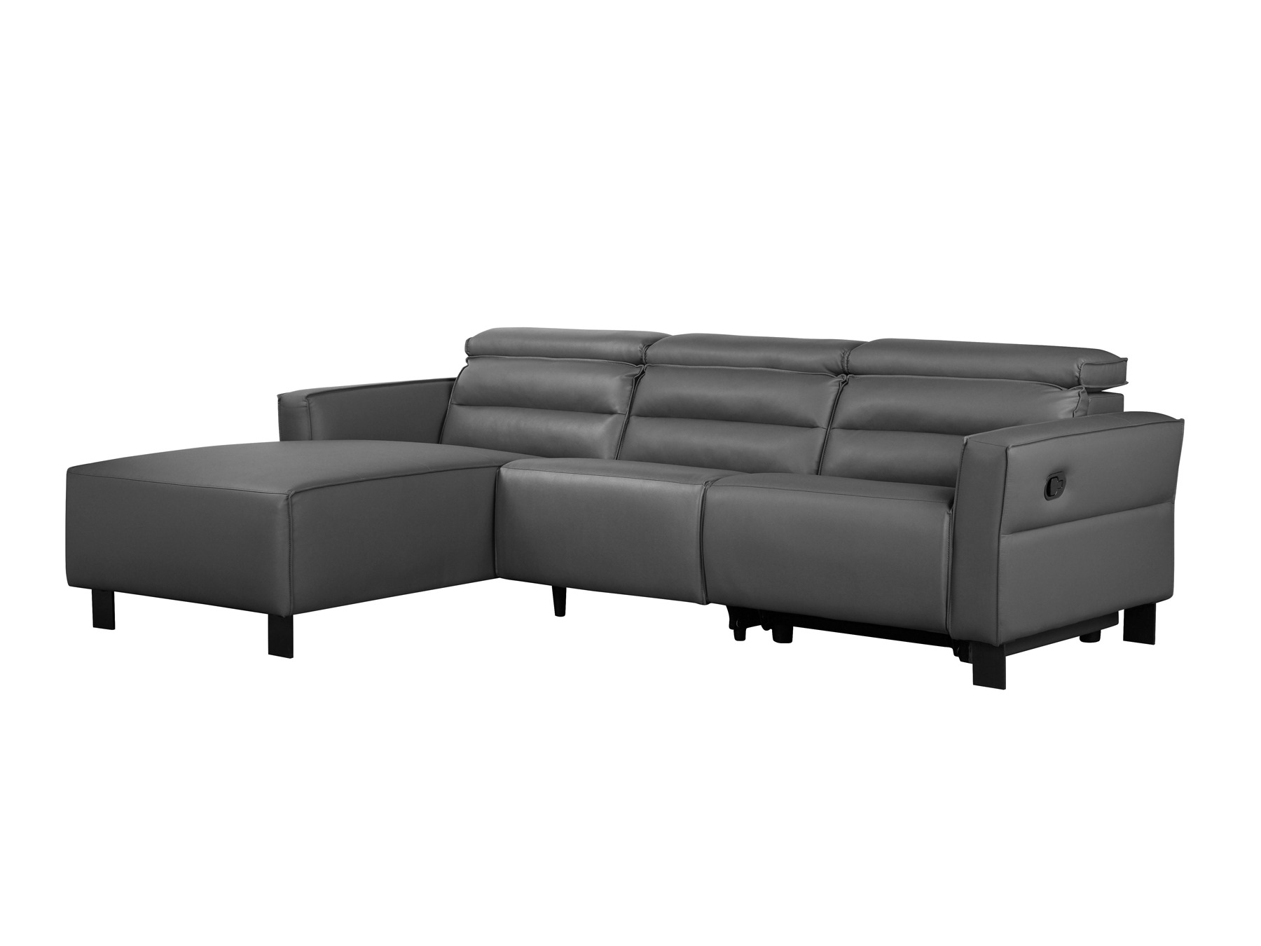 Ecksofa Liegesessel Denton 1487 (Grau)