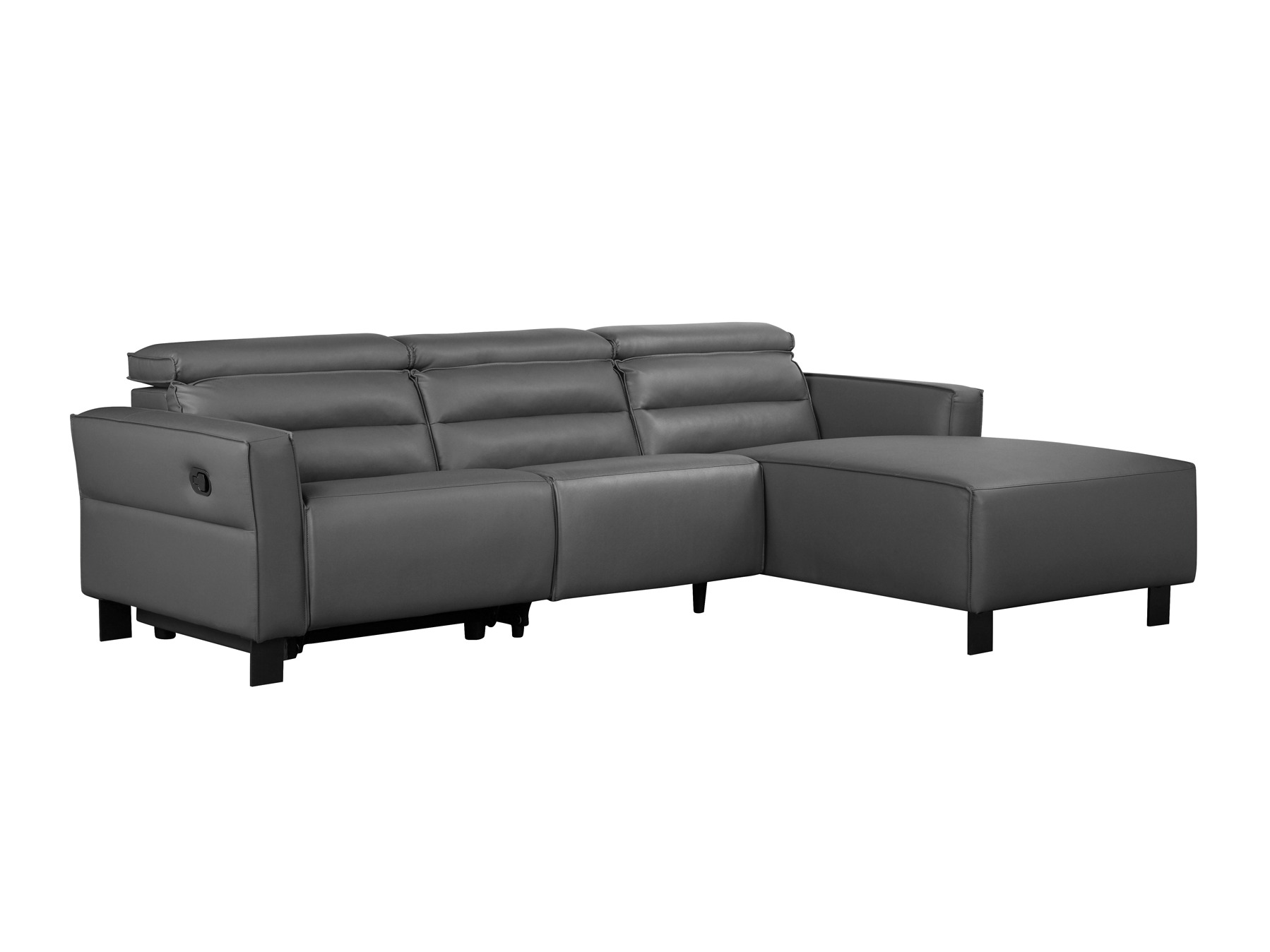 Ecksofa Liegesessel Denton 1487 (Grau)