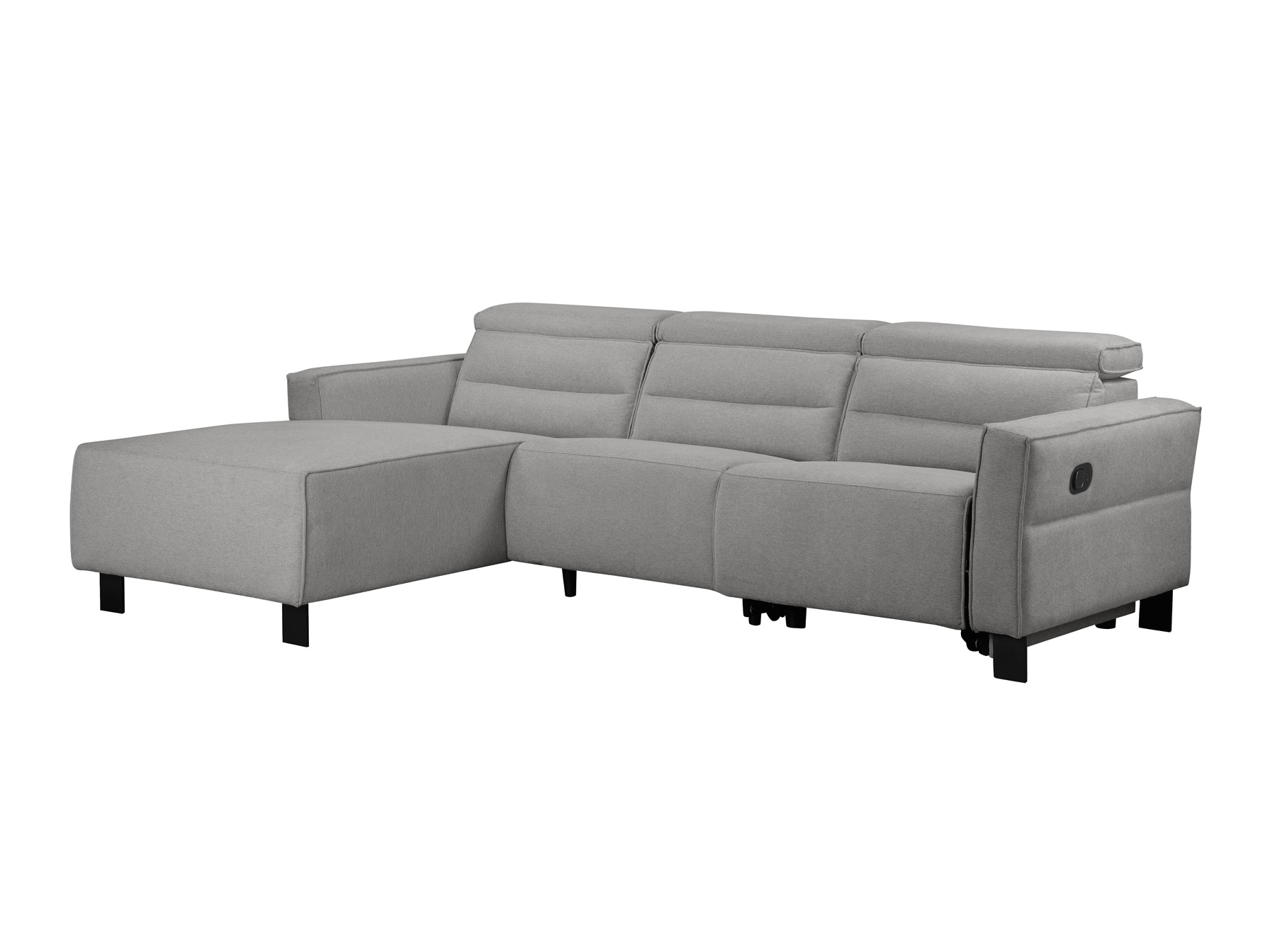 Ecksofa Liegesessel Denton 1487 (Hellgrau)