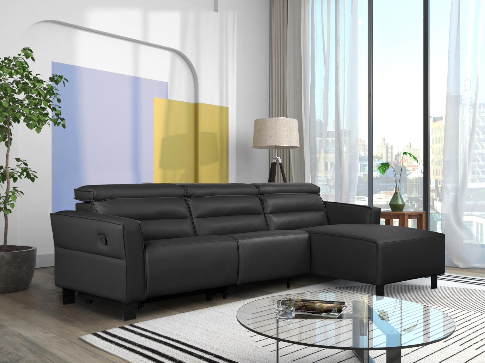 Ecksofa Liegesessel Denton 1487