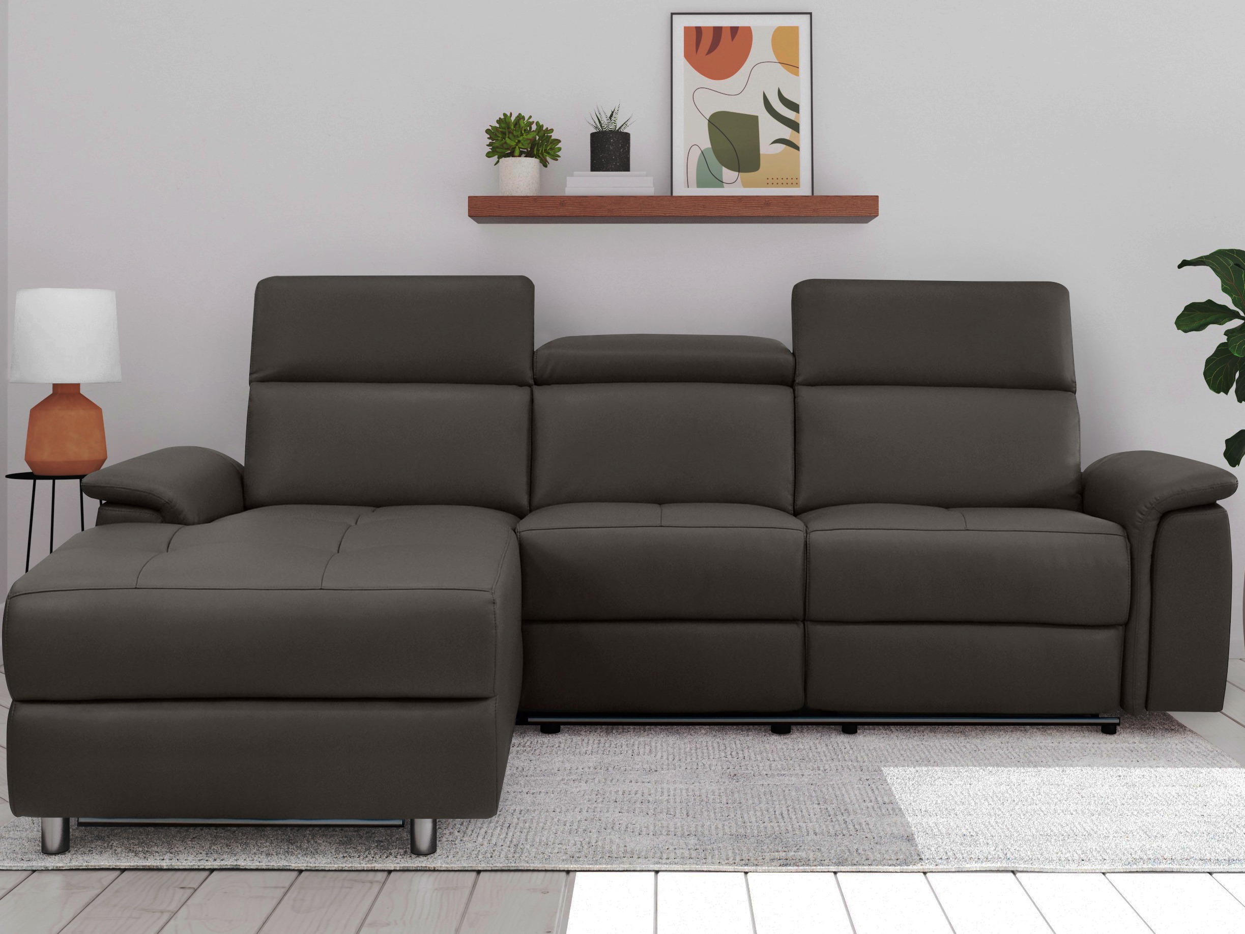 Ecksofa Liegesessel Beldalo 106 (Braun)