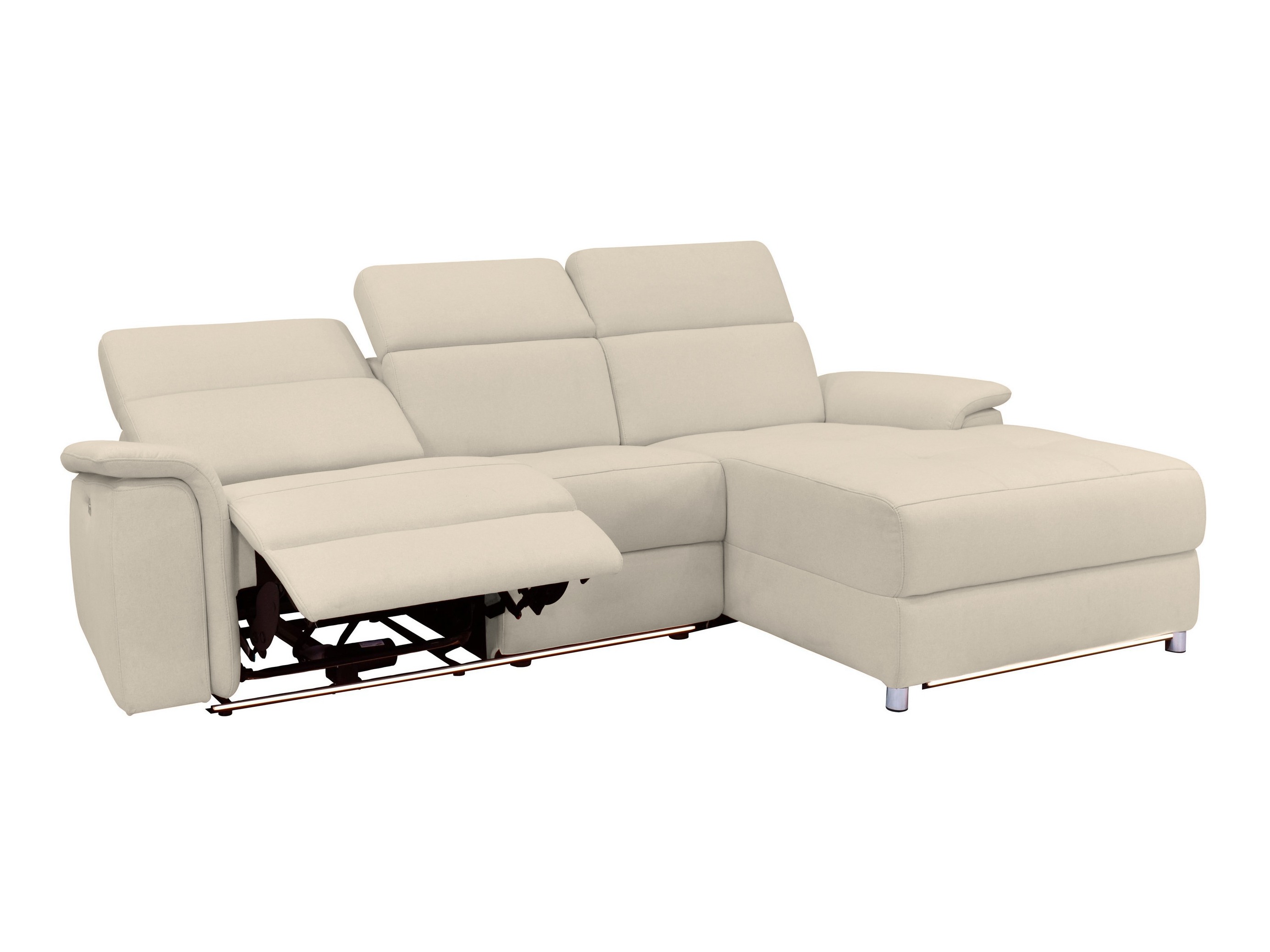 Ecksofa Liegesessel Beldalo 106 (Cremefarben)