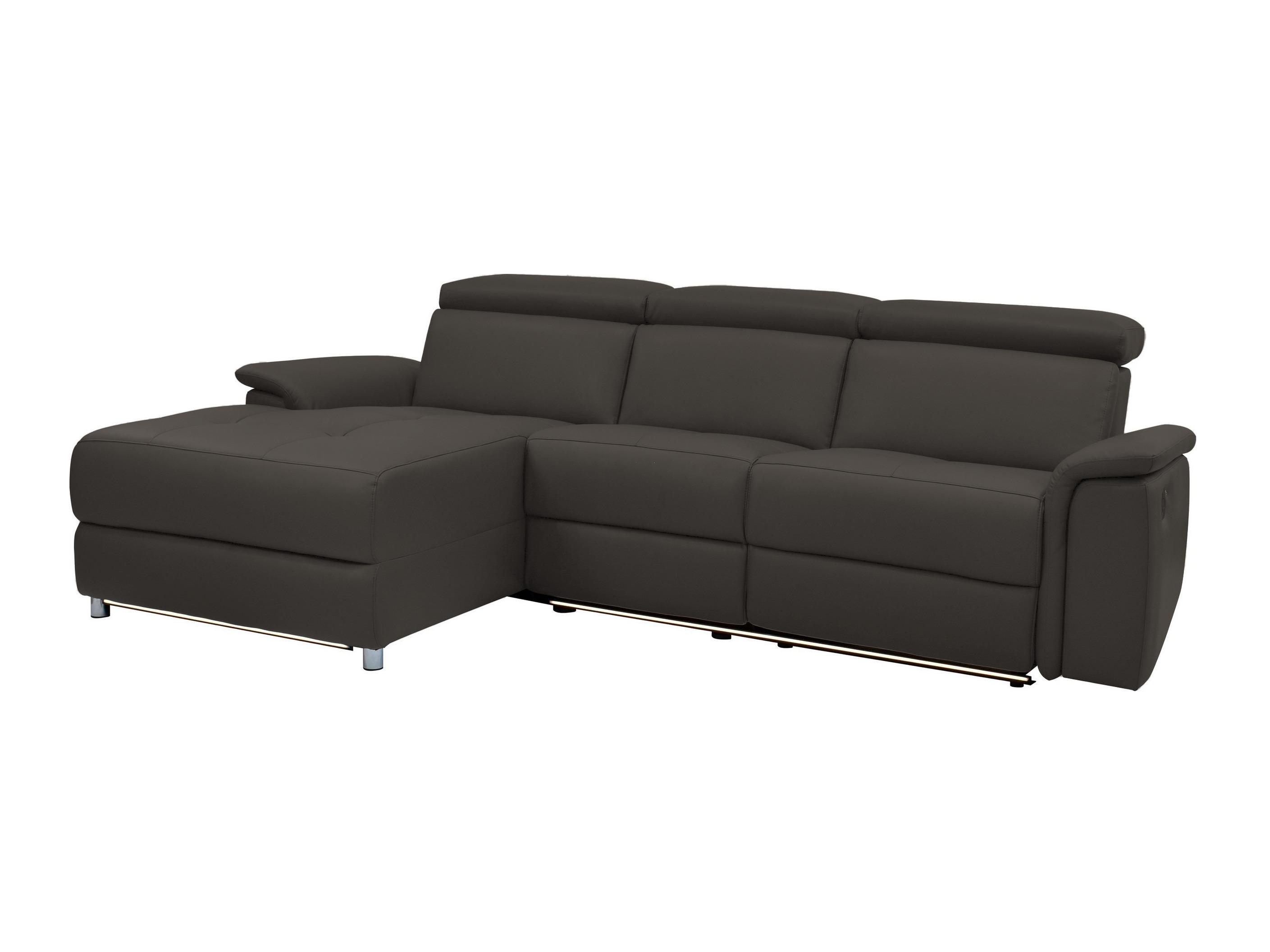 Ecksofa Liegesessel Denton 1489 (Braun)