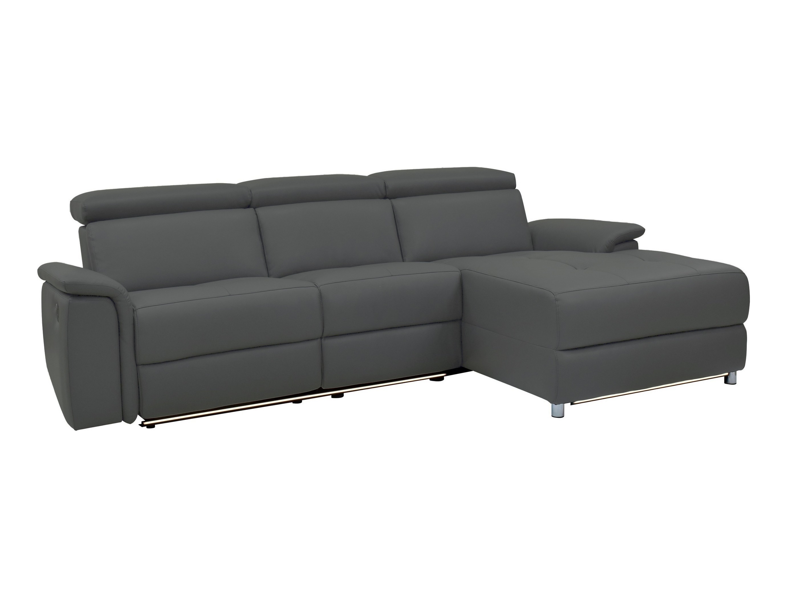 Ecksofa Liegesessel Denton 1489 (Grau)