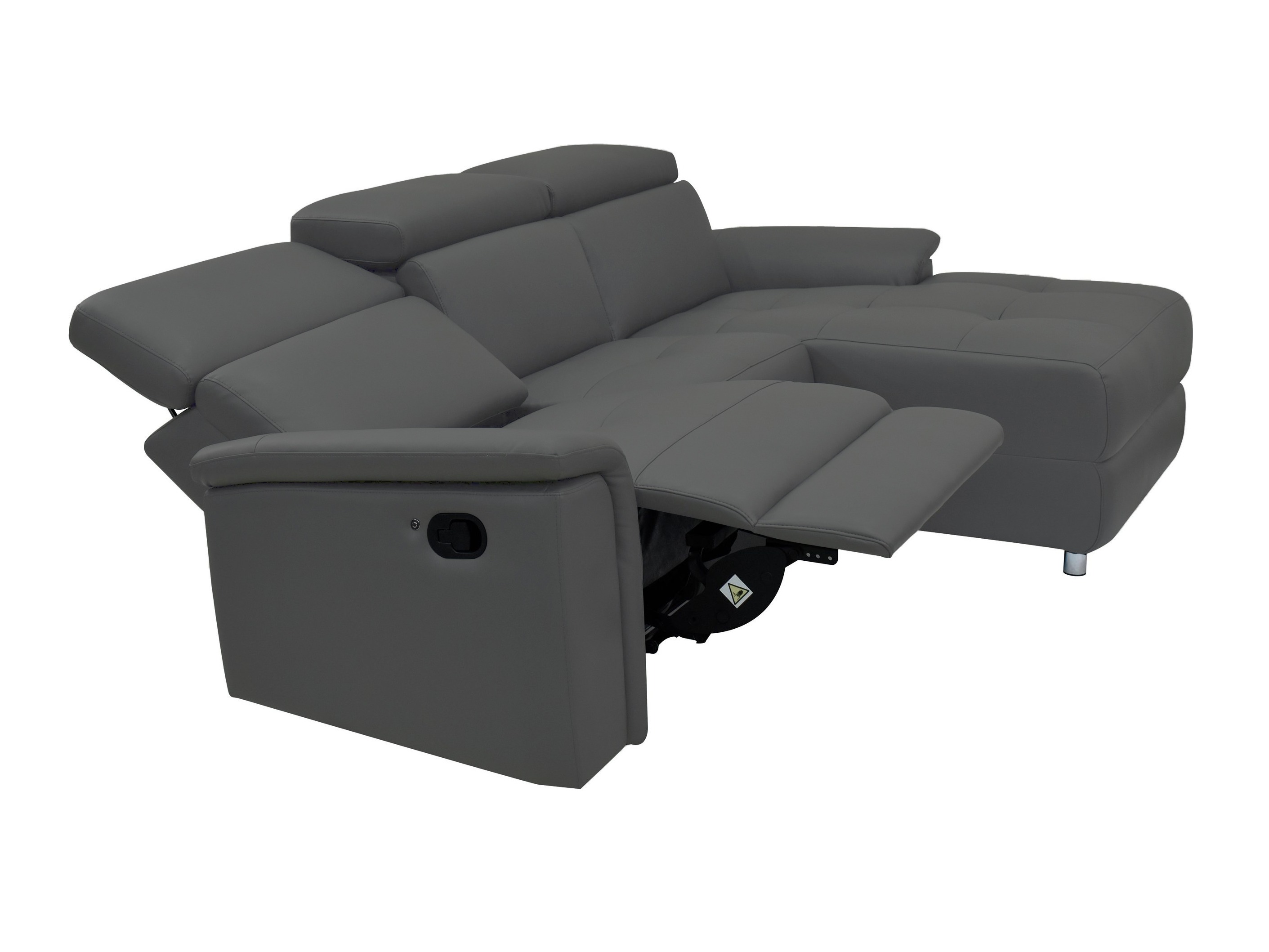 Ecksofa Liegesessel Denton 1489 (Grau)