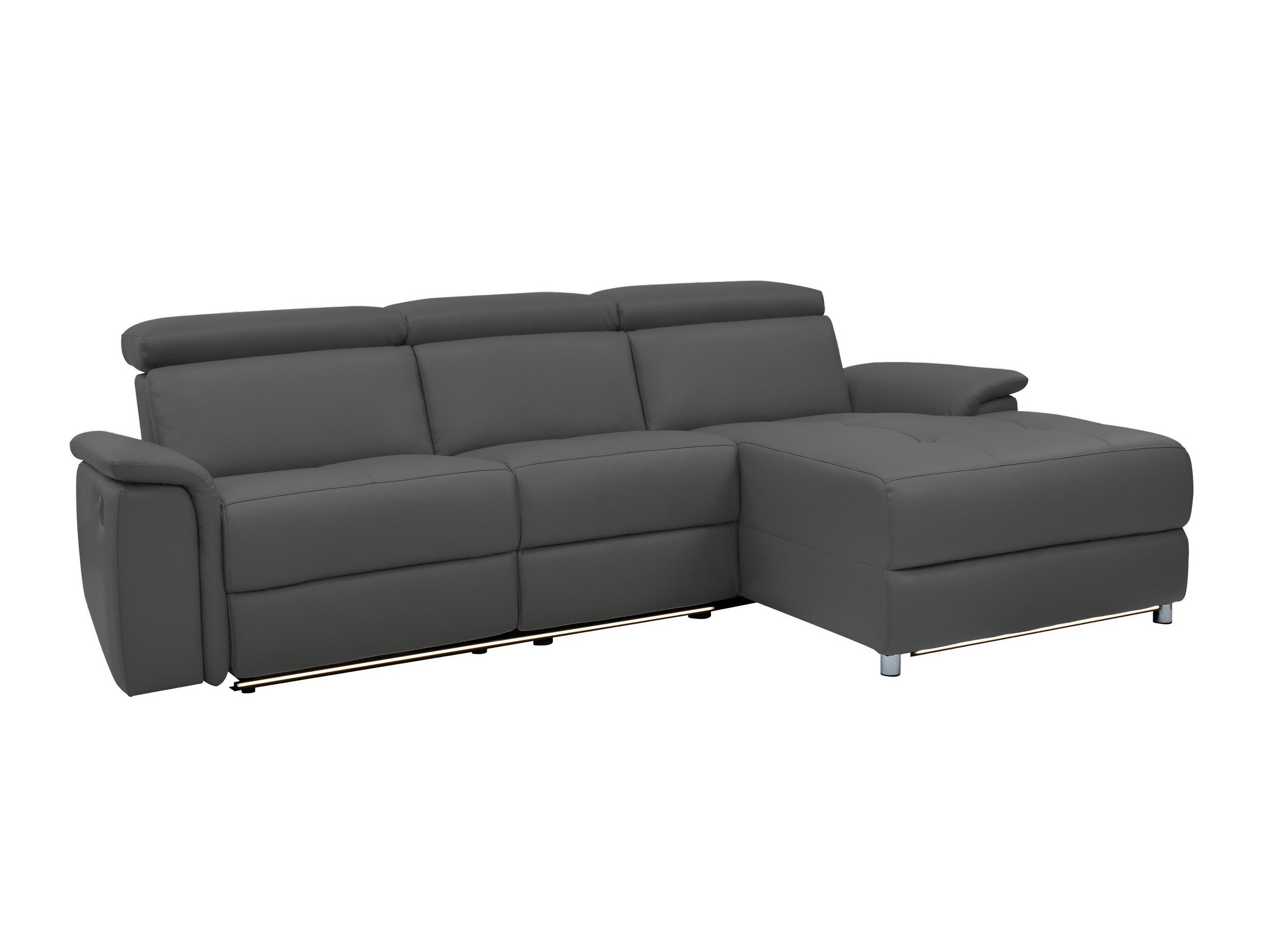 Ecksofa Liegesessel Denton 1489 (Grau)