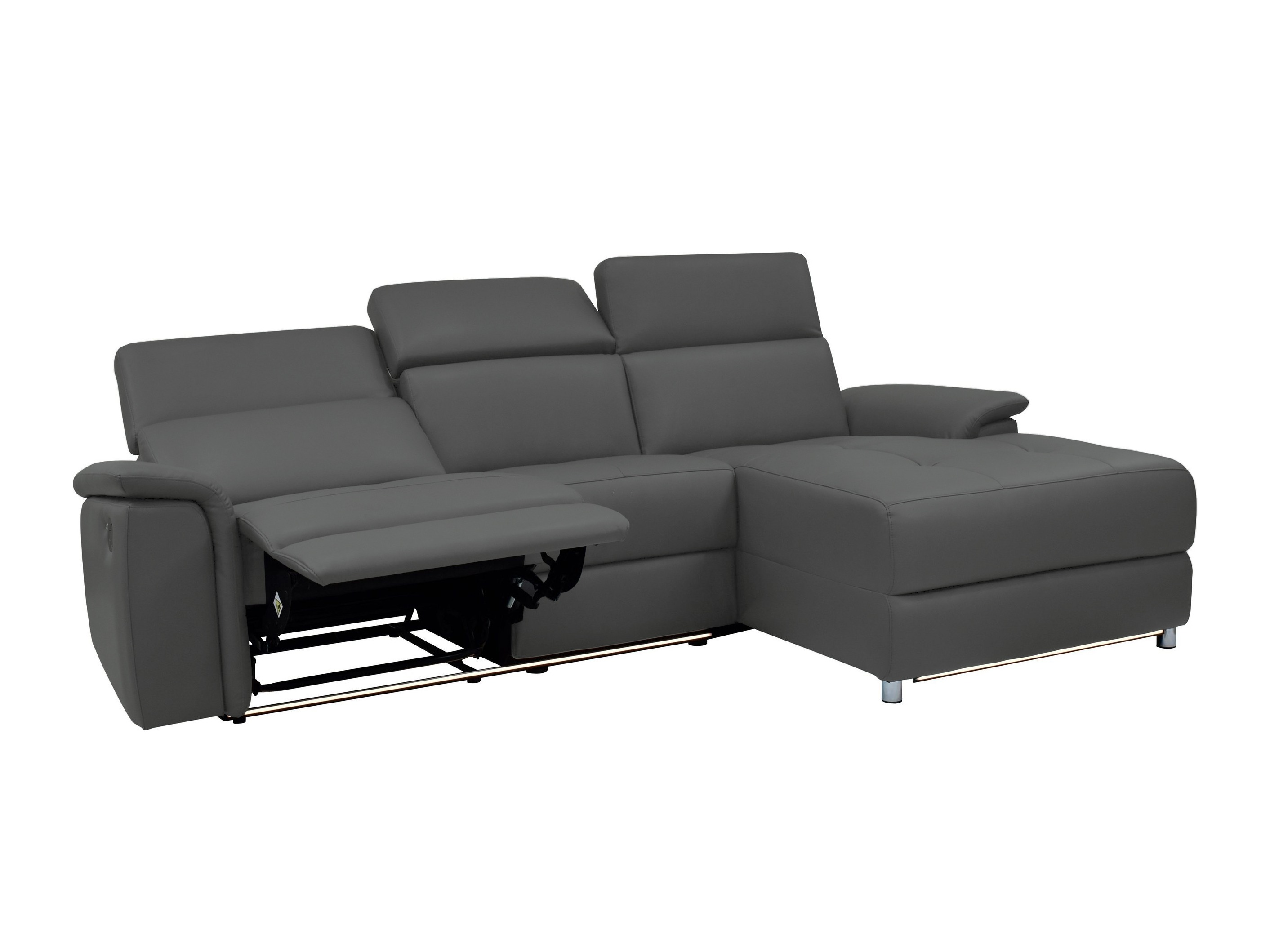 Ecksofa Liegesessel Denton 1489 (Grau)