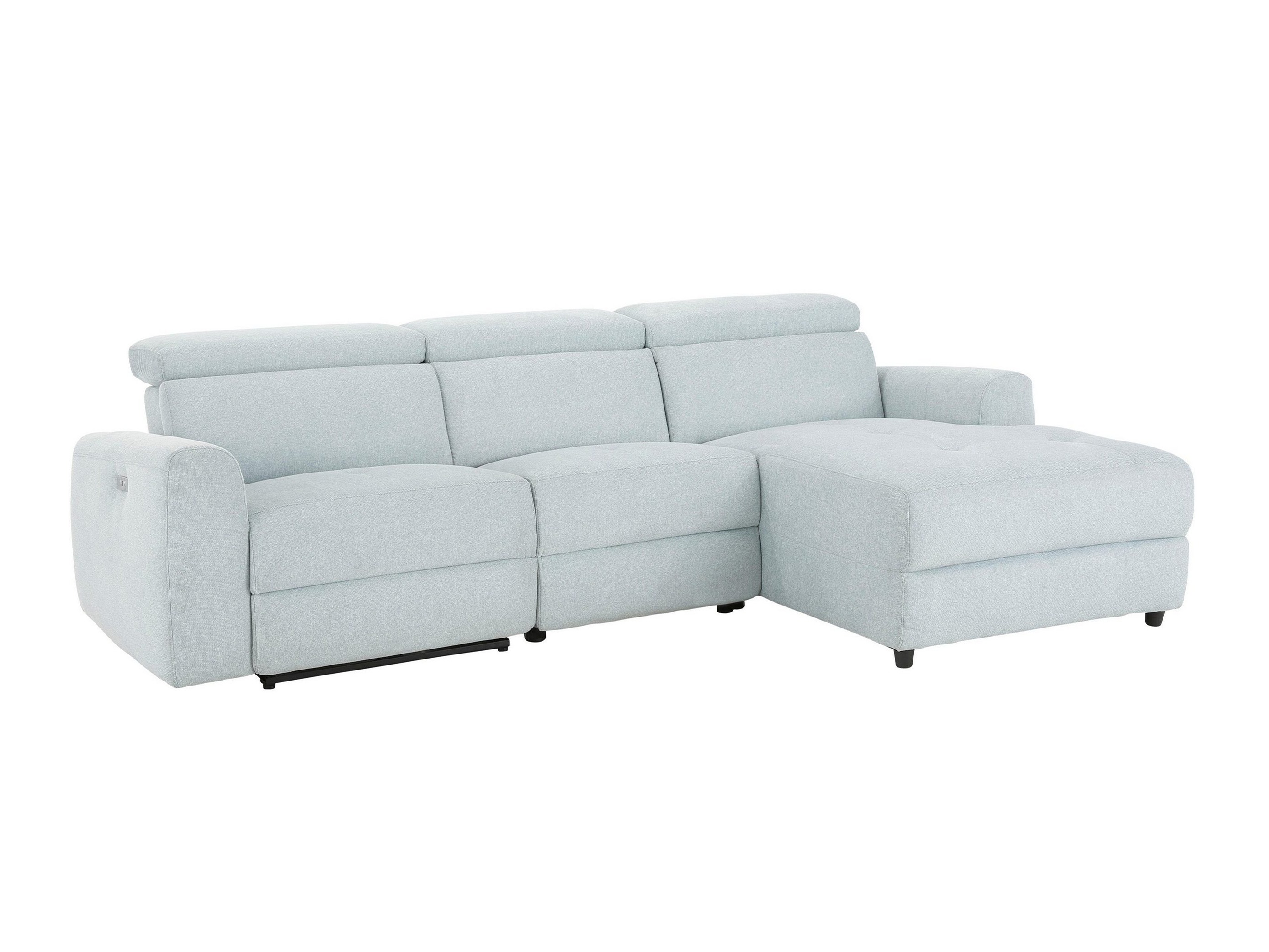 Ecksofa Liegesessel Denton 1490 (Hellblau)