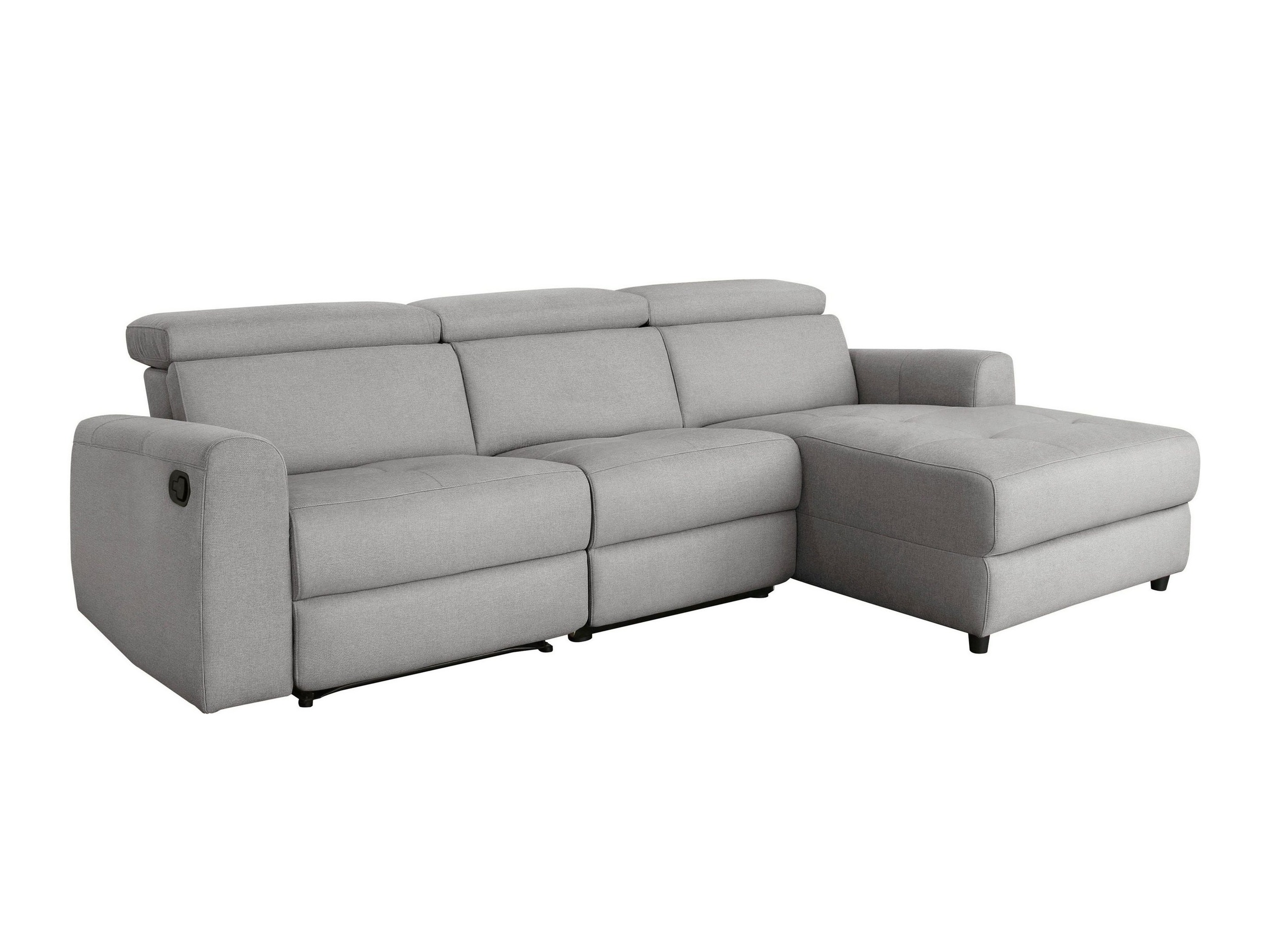 Ecksofa Liegesessel Denton 1490 (Hellgrau)