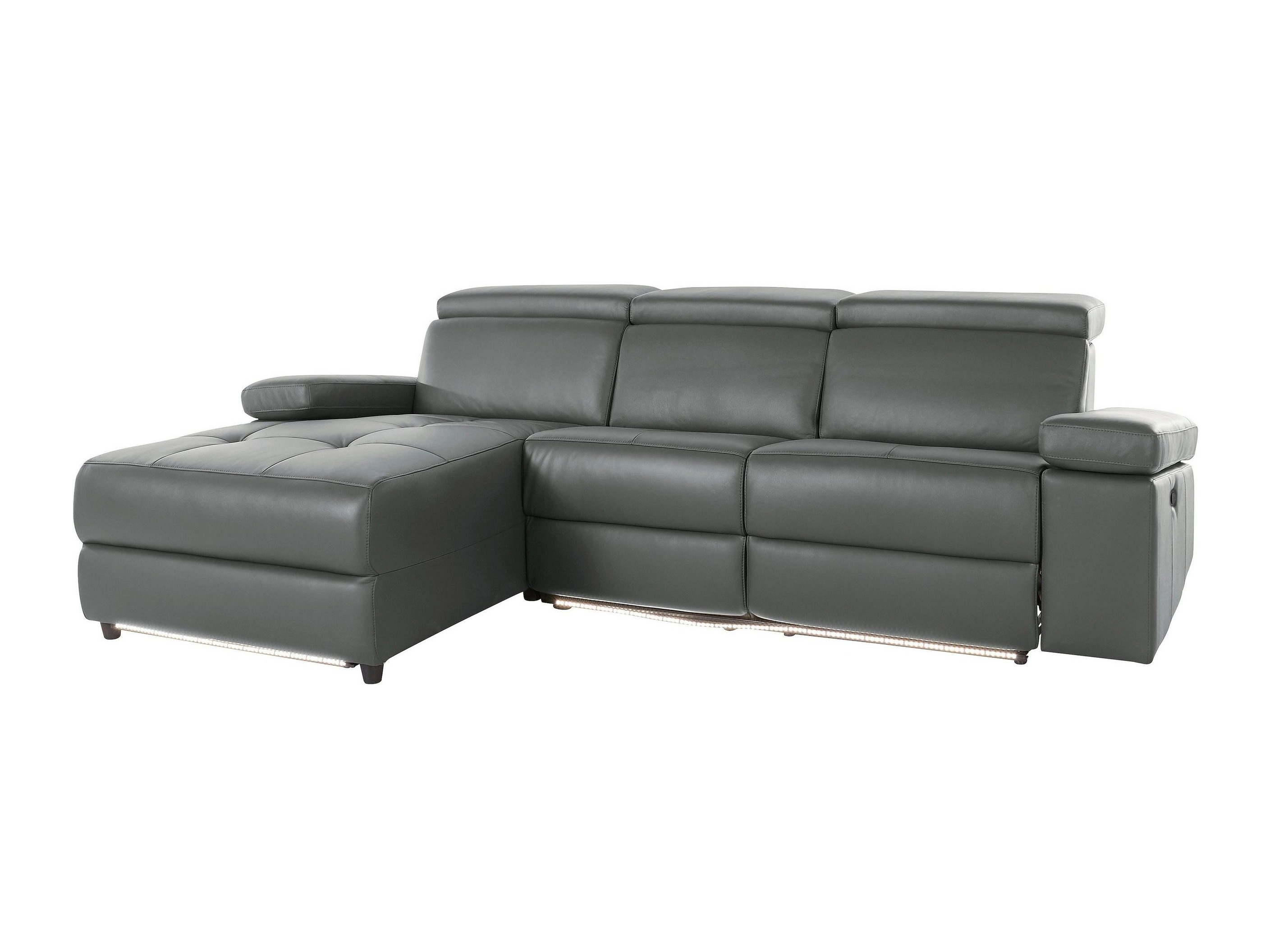 Ecksofa Liegesessel Denton 1493 (Grau)