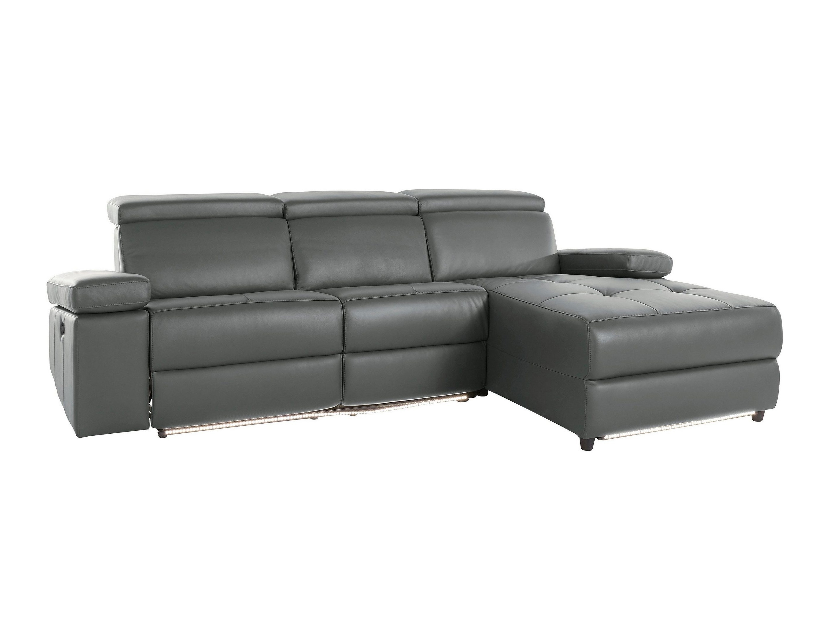 Ecksofa Liegesessel Denton 1493 (Grau)