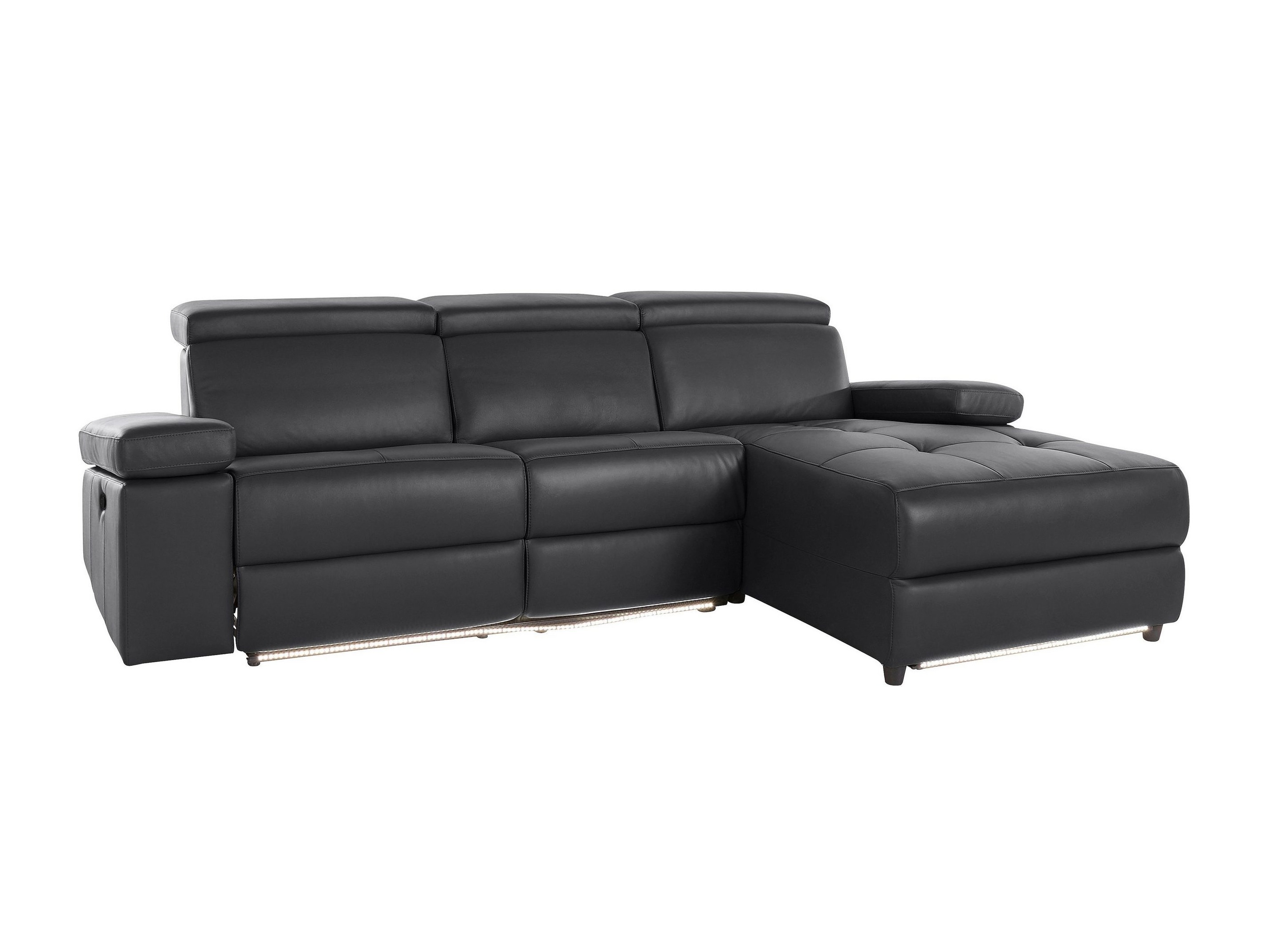 Ecksofa Liegesessel Denton 1493 (Schwarz)