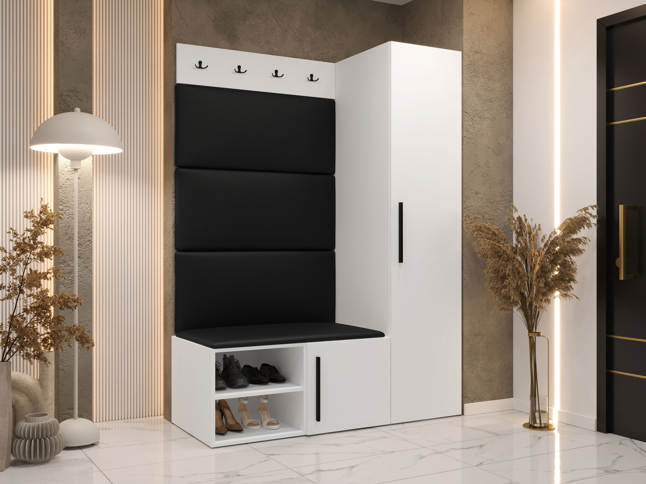 Flurgarnitur Hartford 525 (Weiss)