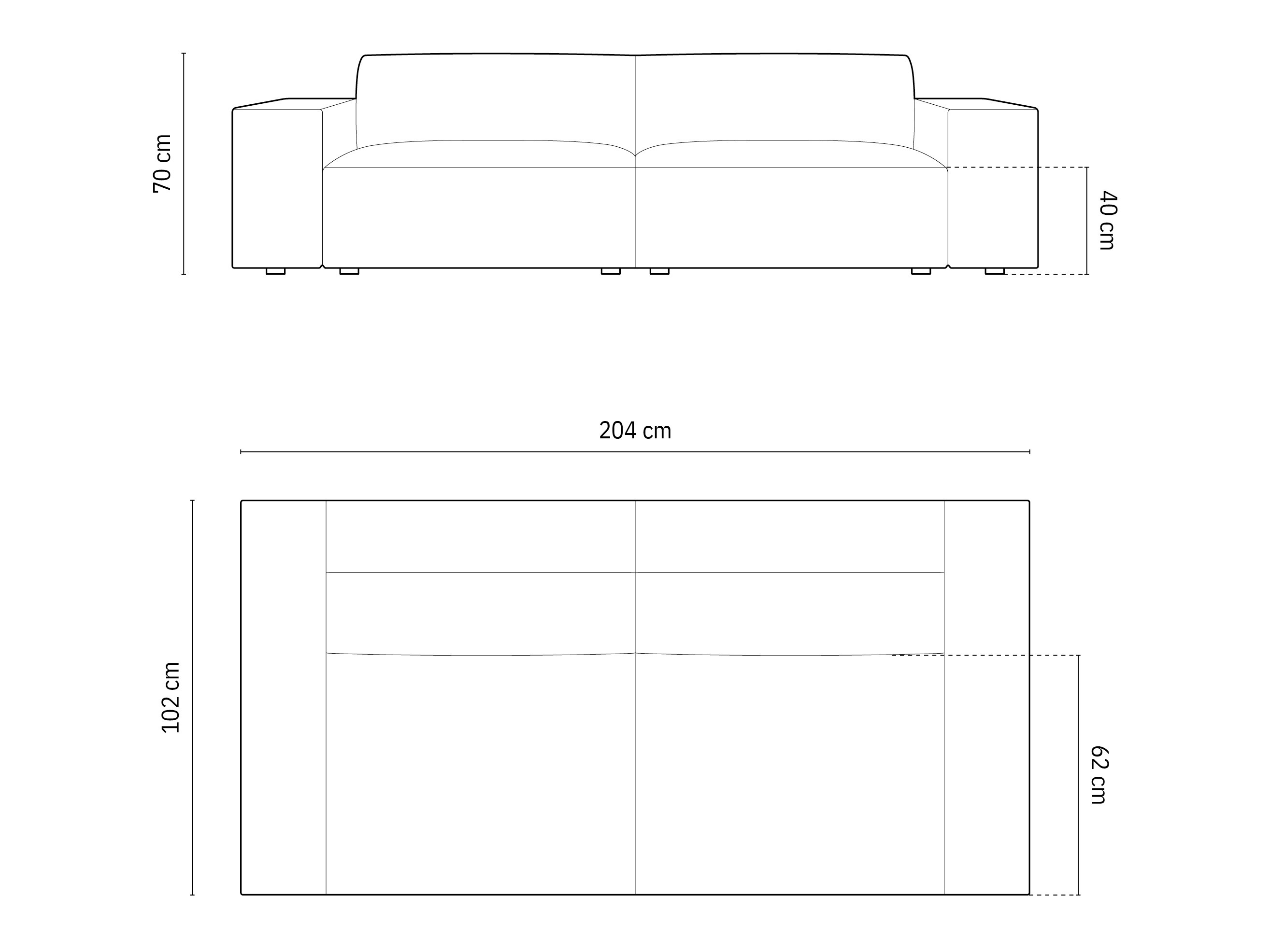 Modulares Sofa Lomcalu 107 (Megan 351)