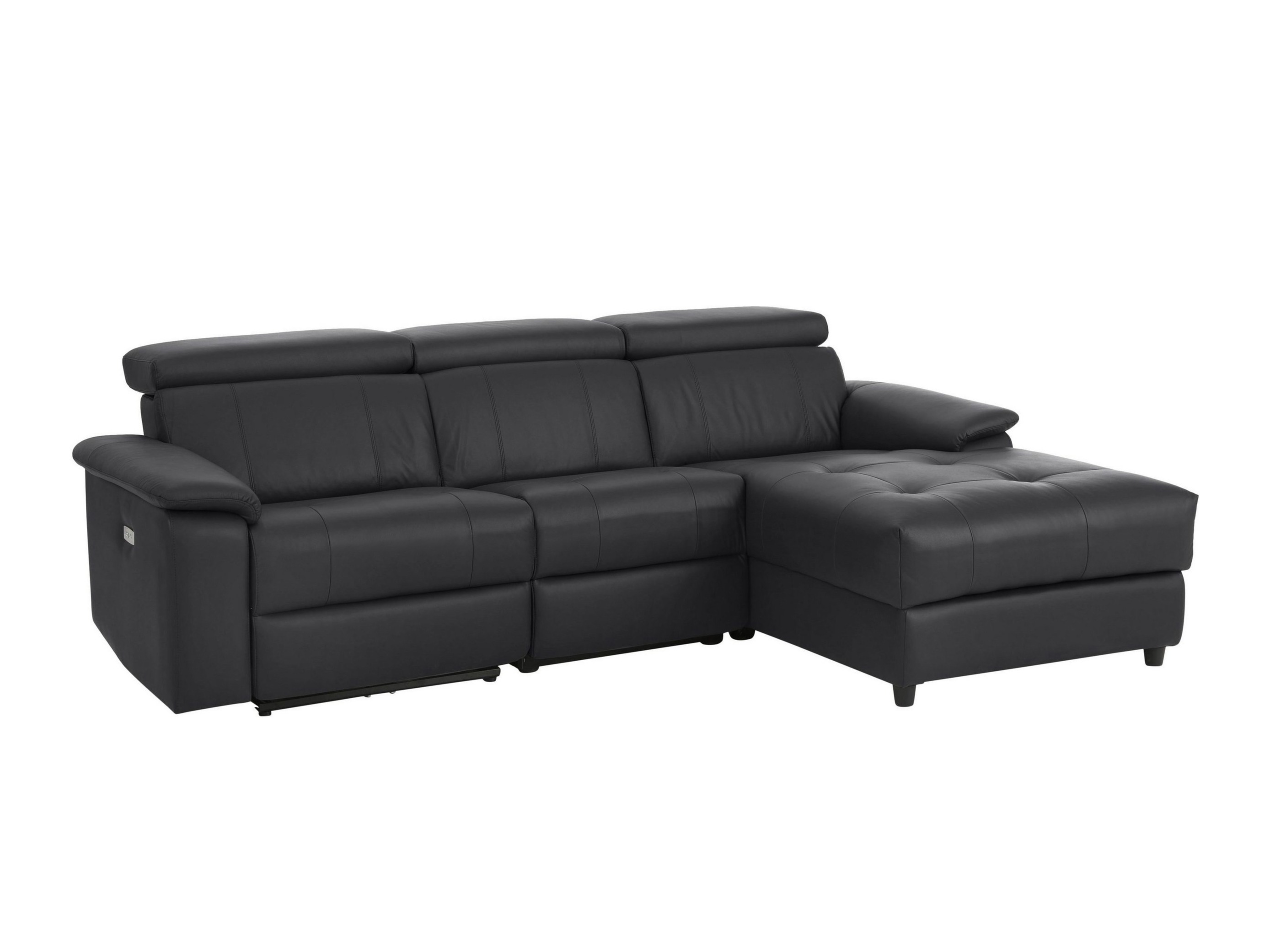 Ecksofa Liegesessel Denton 1502 (Schwarz)