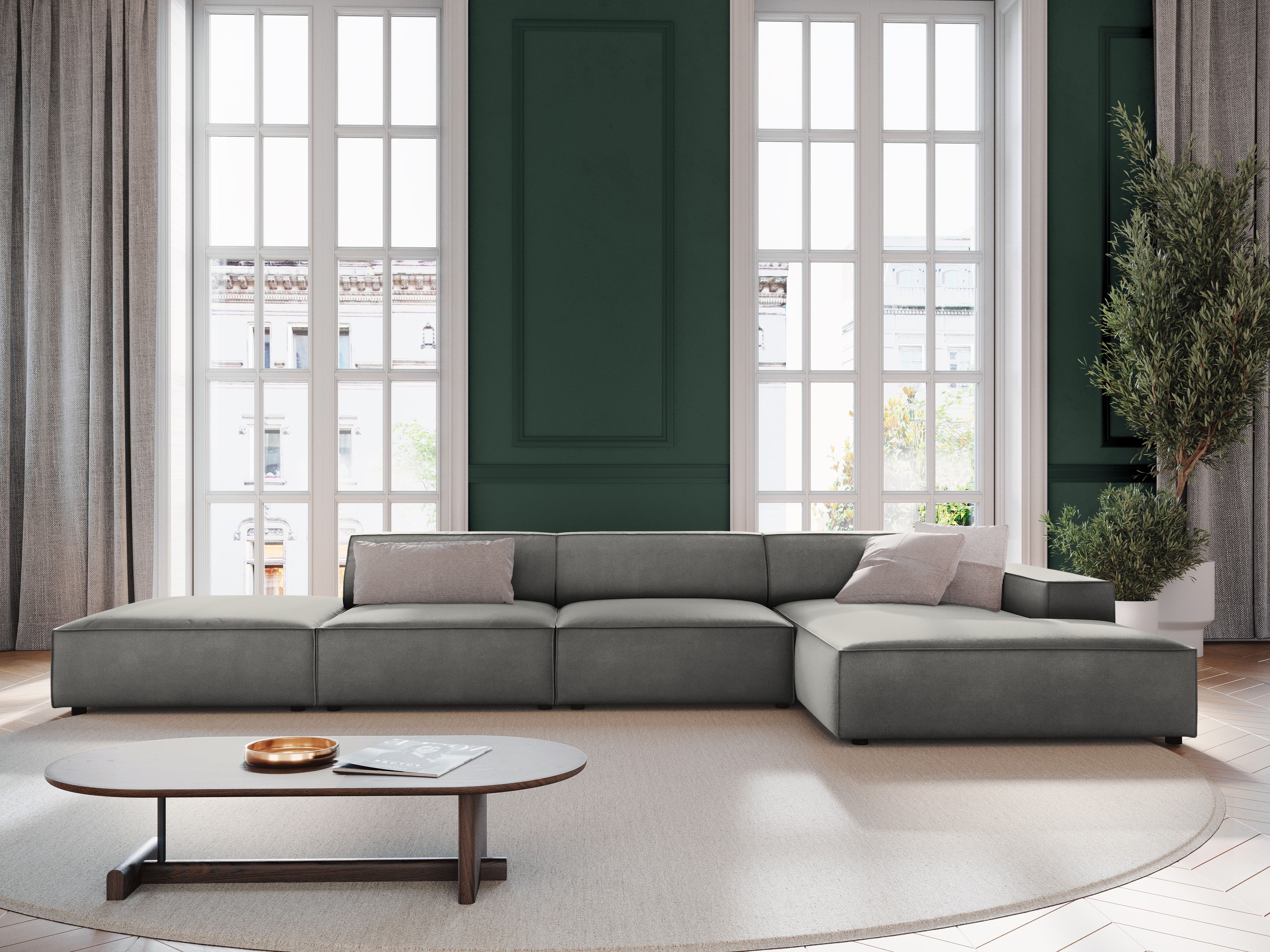 Modulares Ecksofa Lomcalu 109 (Bluvel 13)