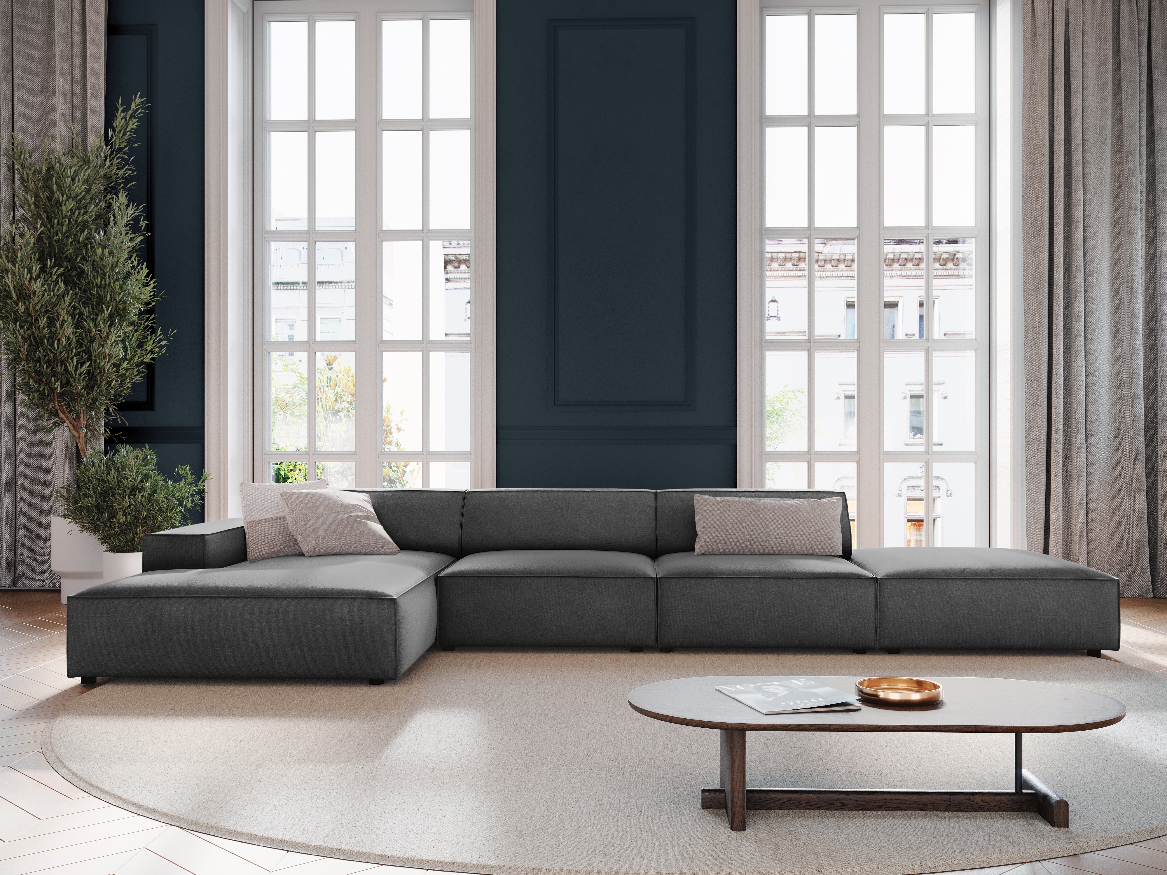 Modulares Ecksofa Lomcalu 109 (Bluvel 14)