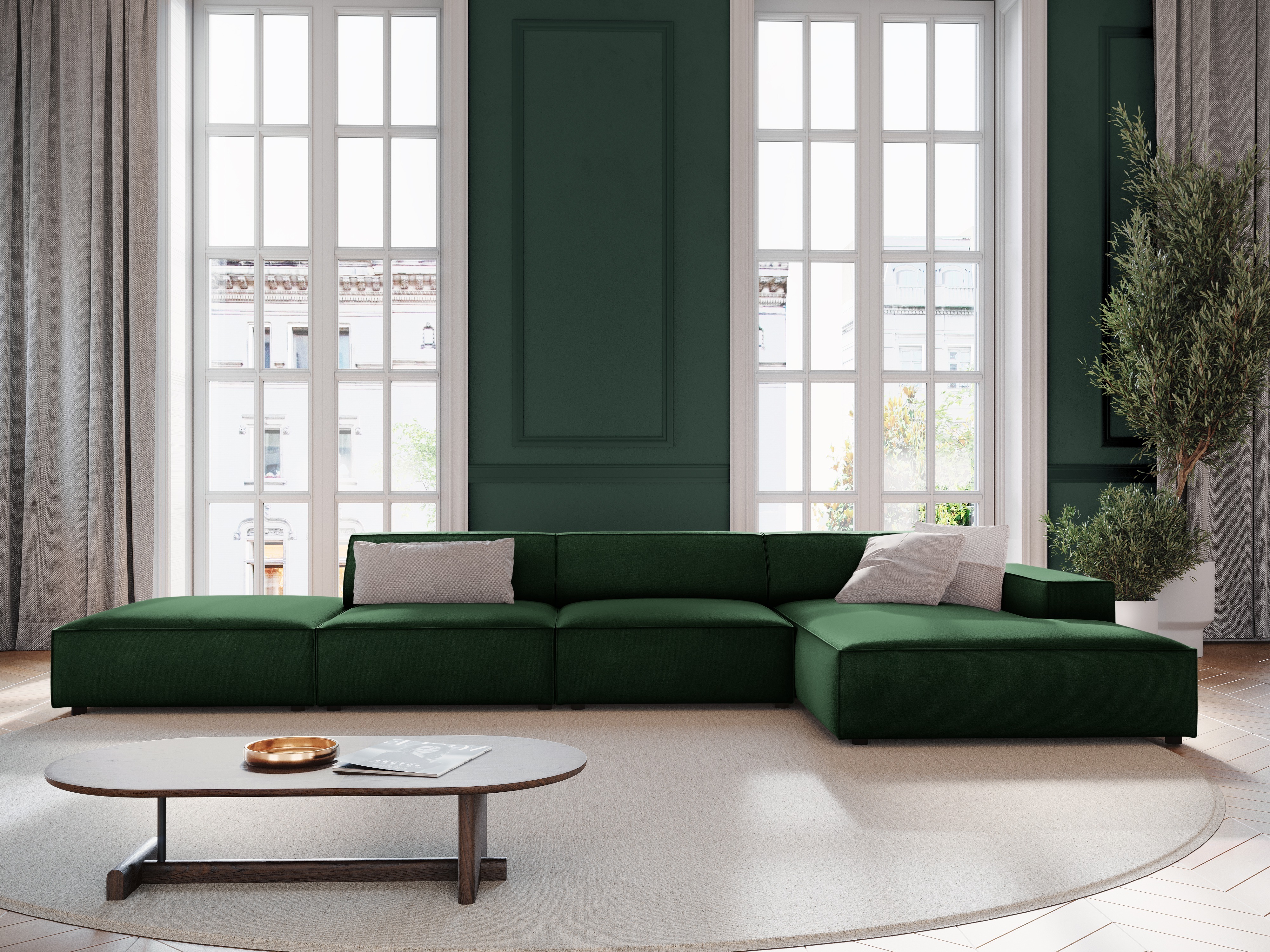 Modulares Ecksofa Lomcalu 109 (Bluvel 78)