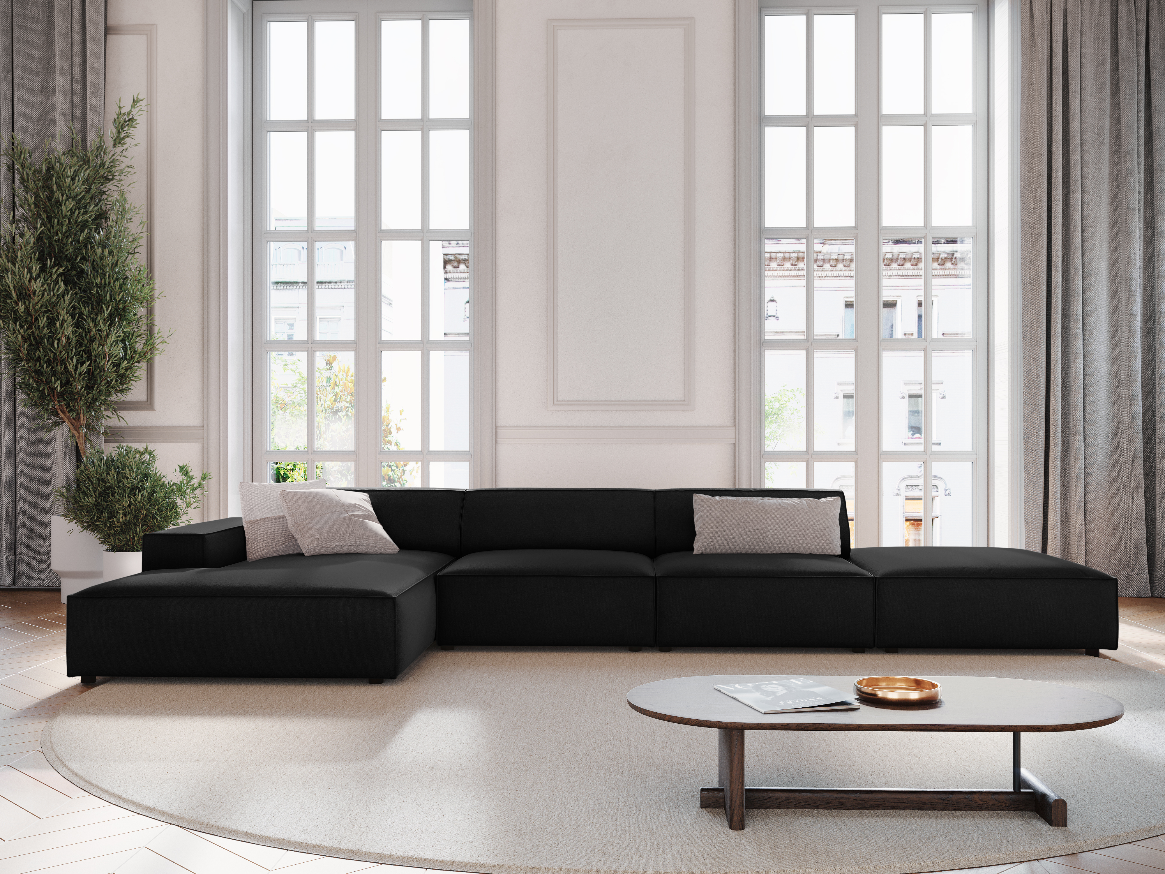 Modulares Ecksofa Lomcalu 109 (Bluvel 19)