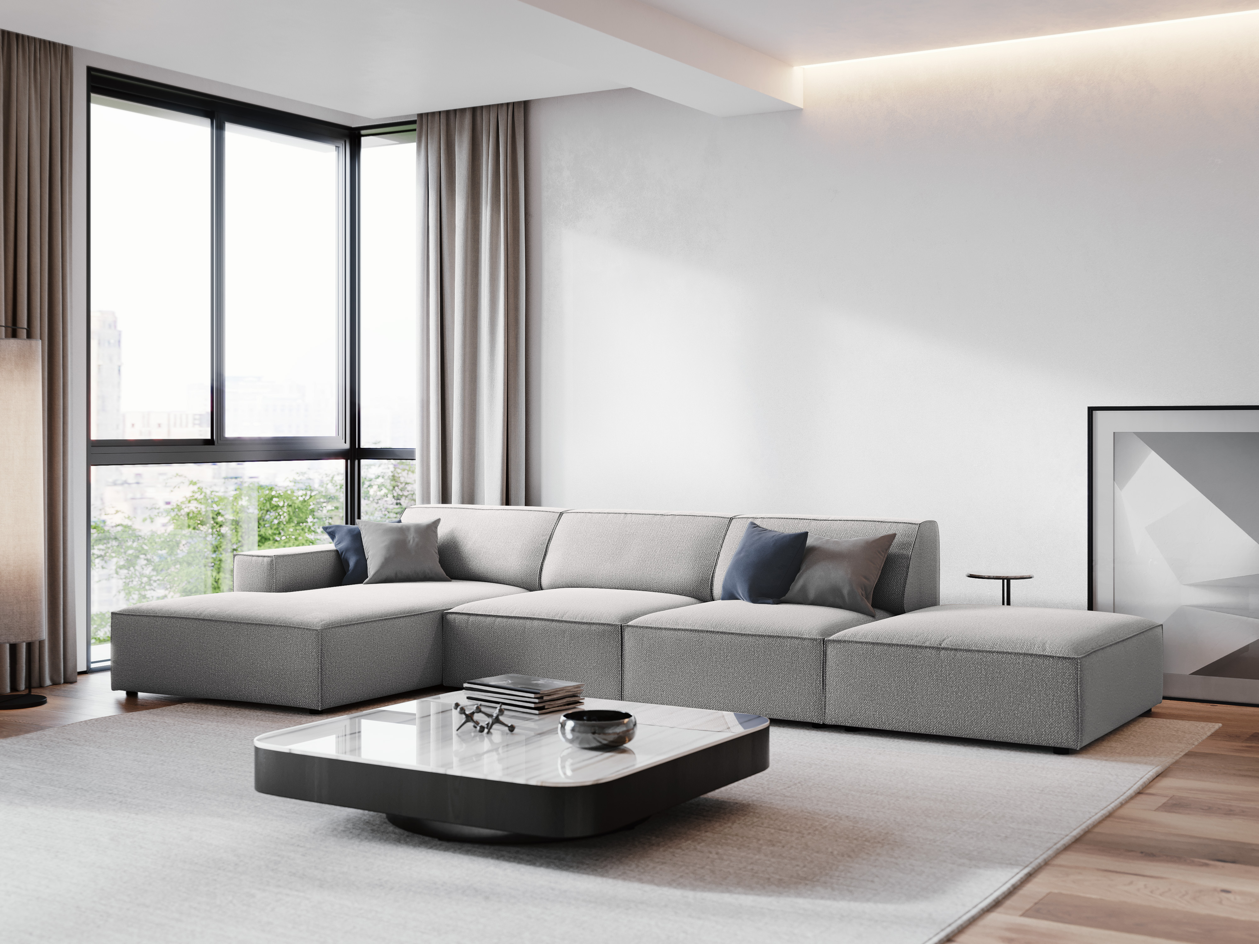 Modulares Ecksofa Lomcalu 109 (Megan 363)