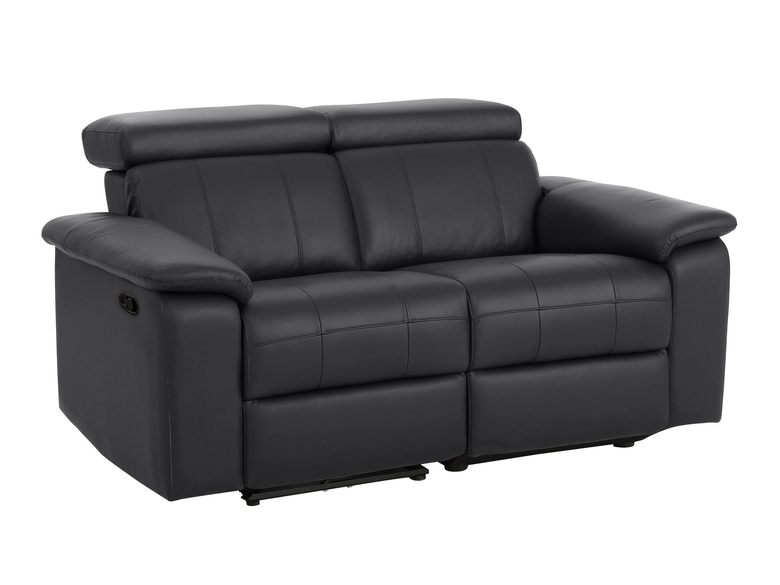 Sofa mit Liegefunktion Denton 1504 (Schwarz)