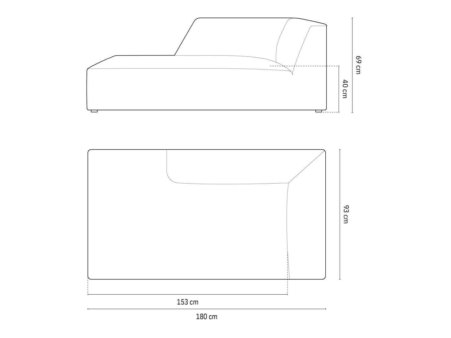 Chaiselongue Vermaru 106 (Ottawa 18)
