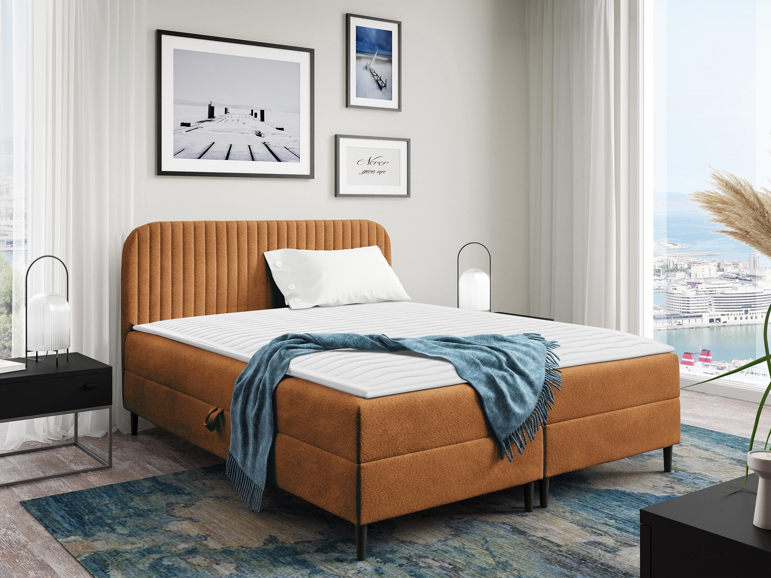 Boxspringbett Rivus (Coral 35)