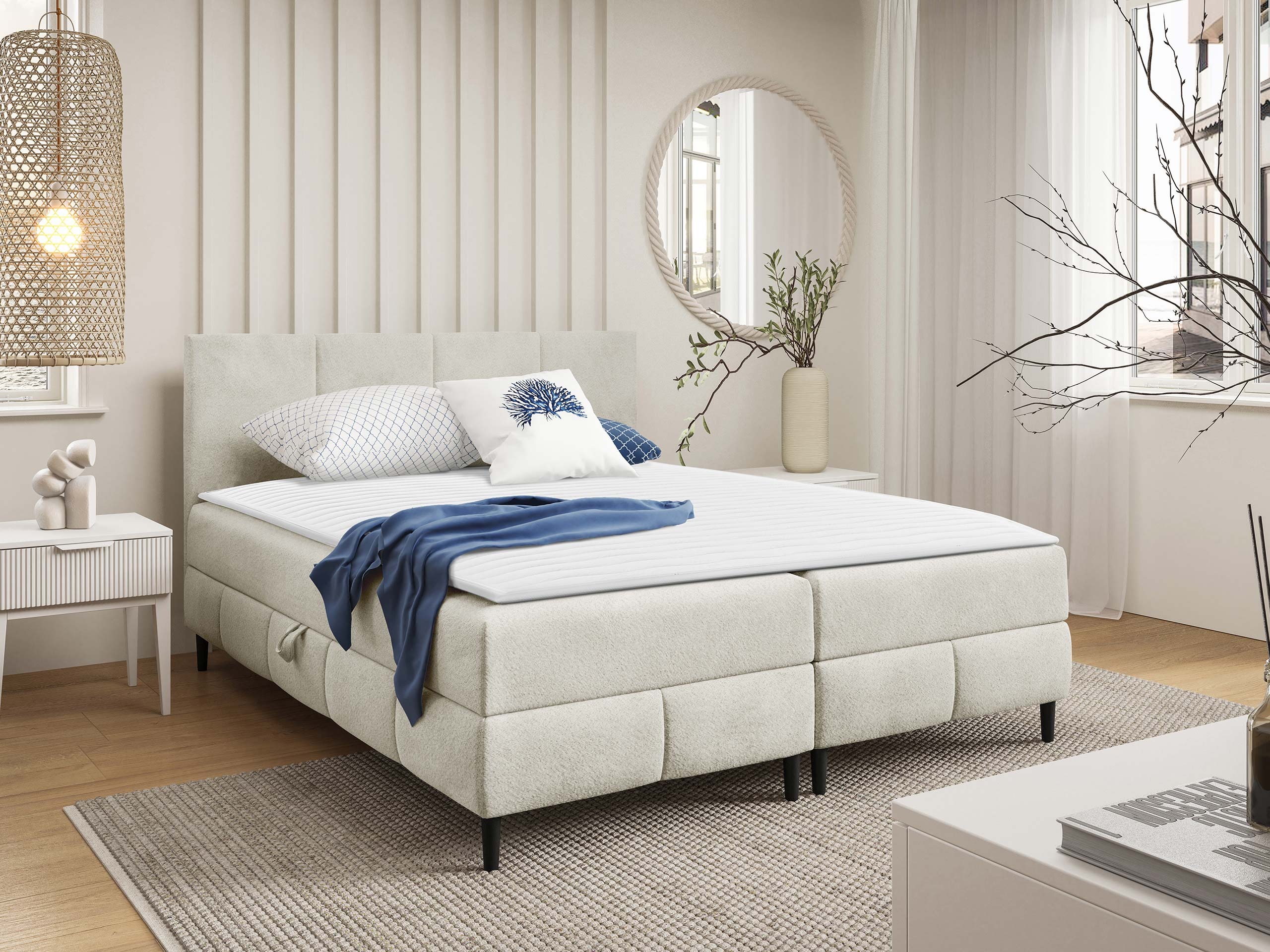 Boxspringbett Rivus I (Coral 15)
