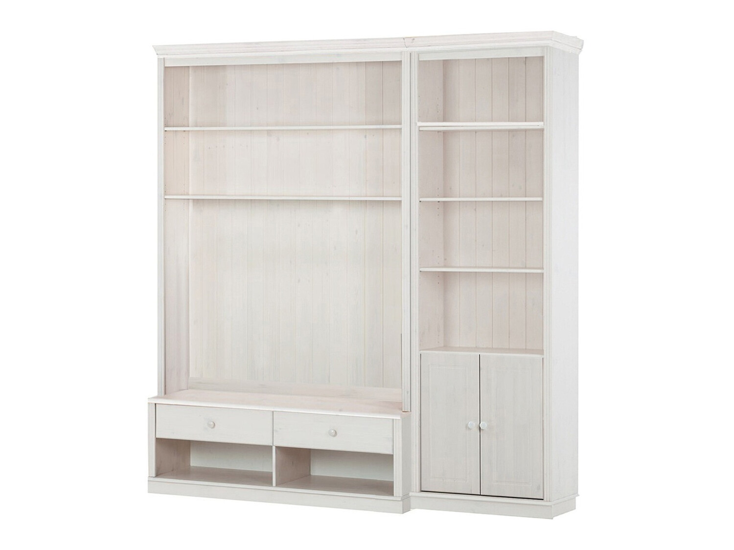 Wohnzimmer-Set Saltoro 105 (Weiss)