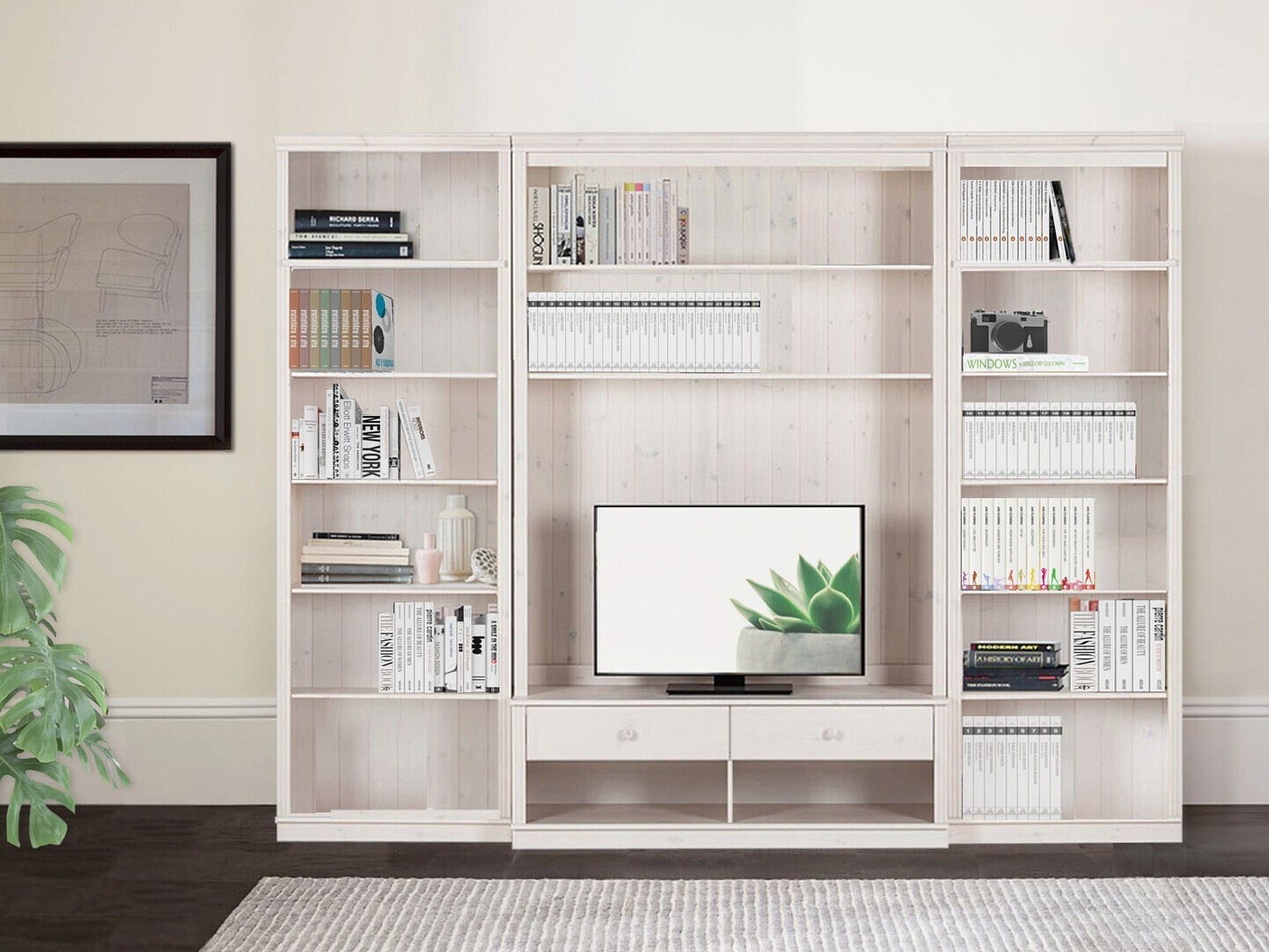 Wohnzimmer-Sets Saltoro 127 (Weiss)