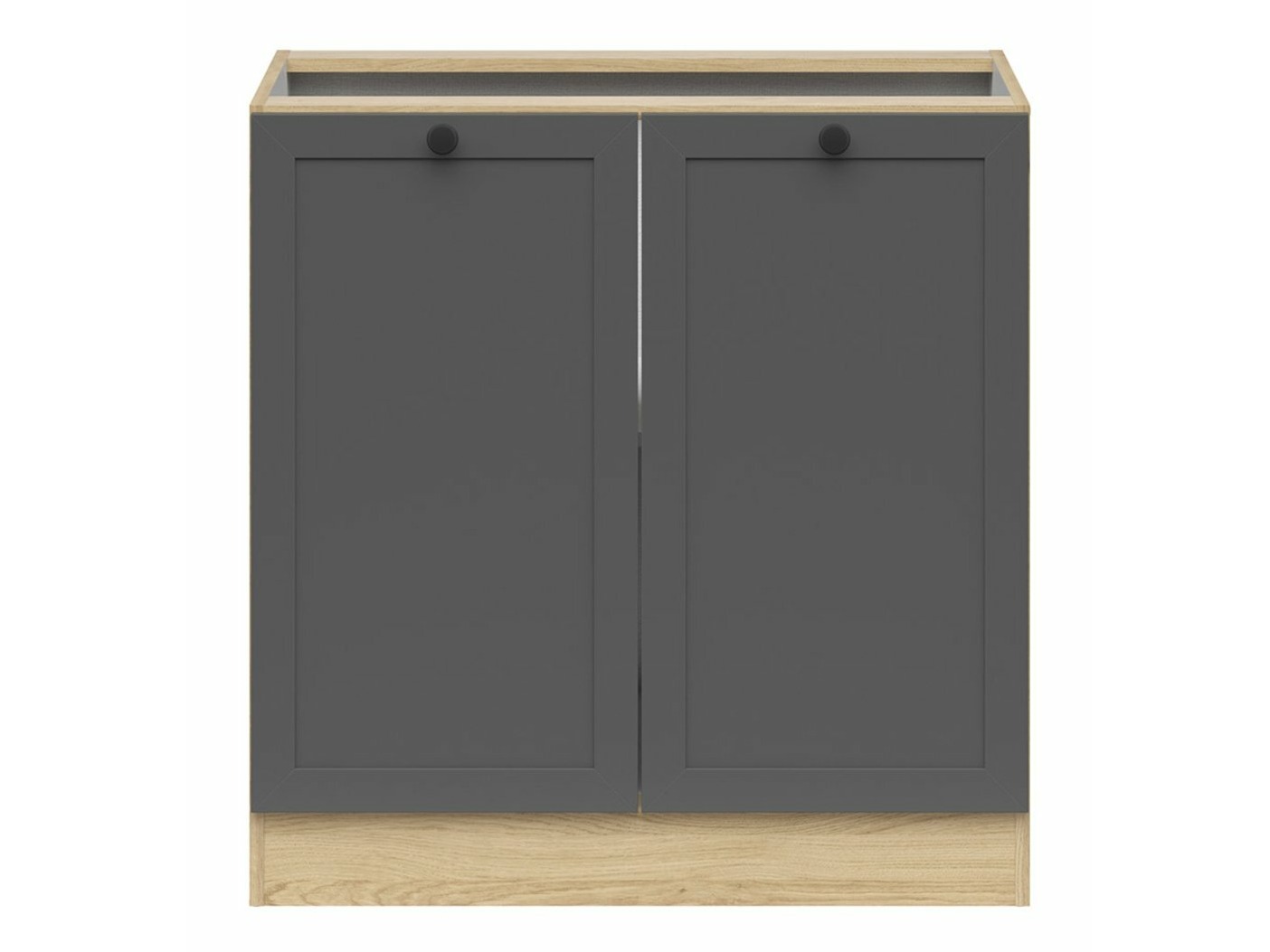 Modularer Schrank mit Türen Classic Grey Oak 102