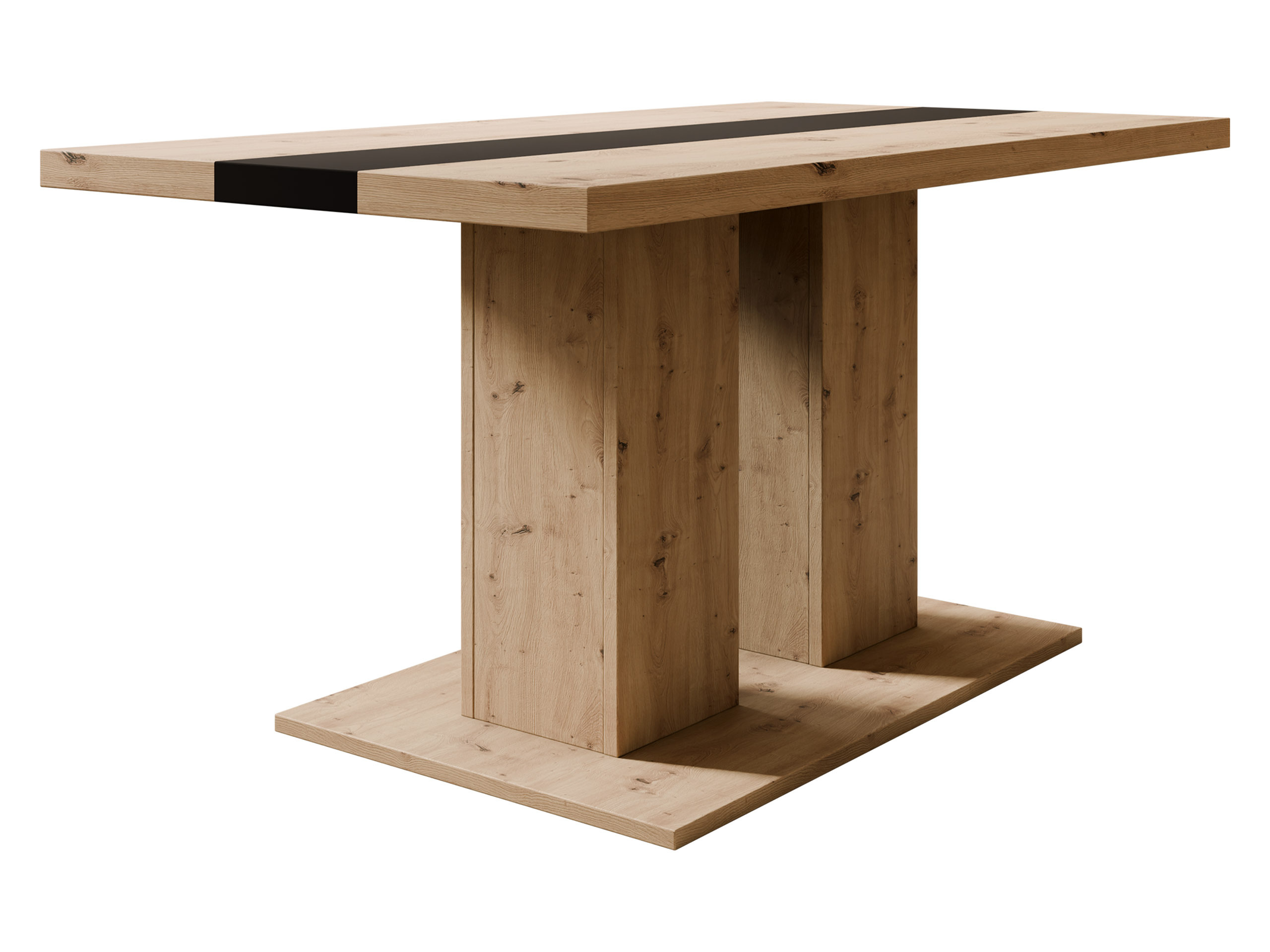 Couchtisch Tucson 147 (Artisan-Eiche + Schwarz)