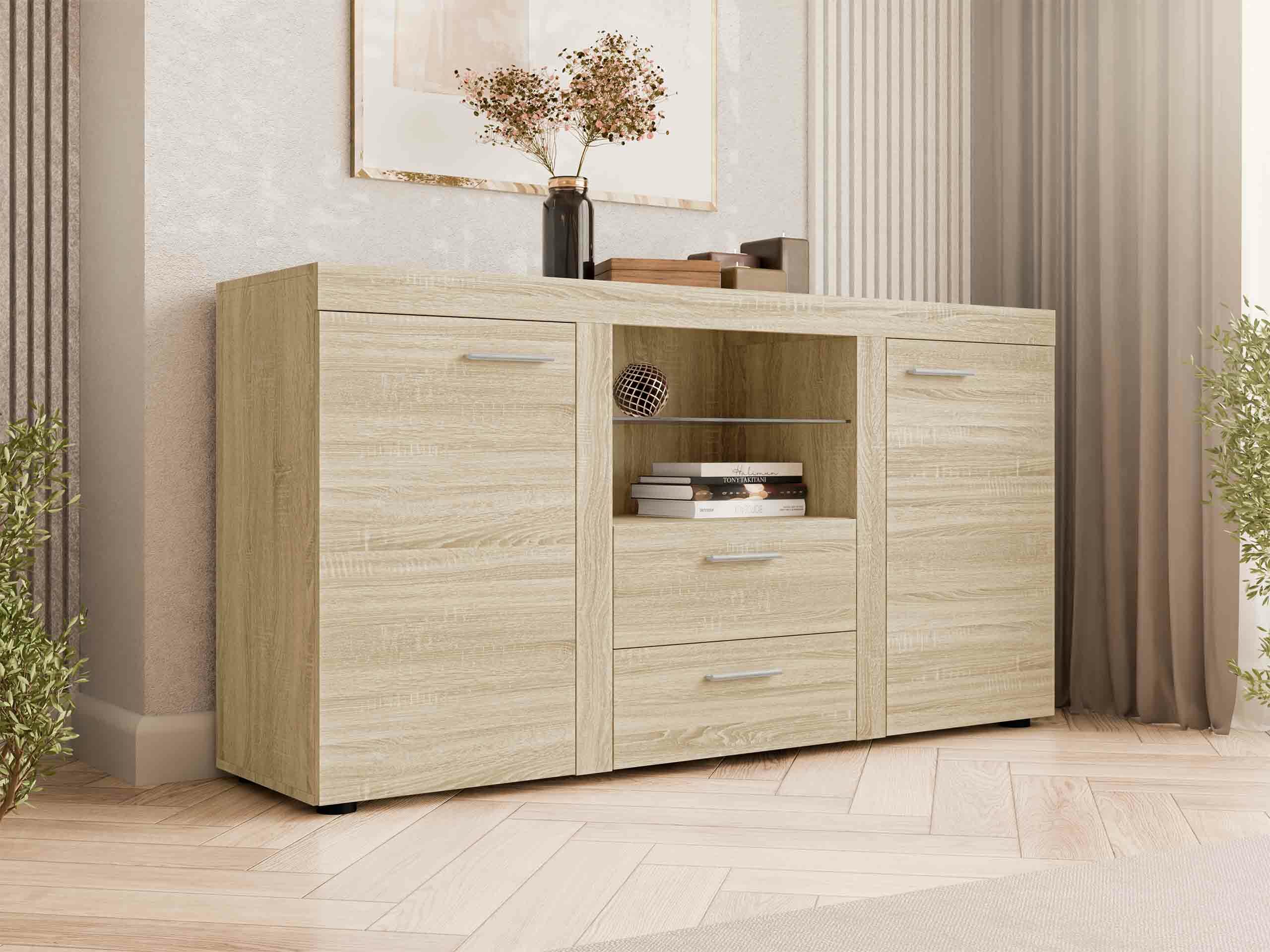 Kommoden Univio (Sonoma eichenholz)
