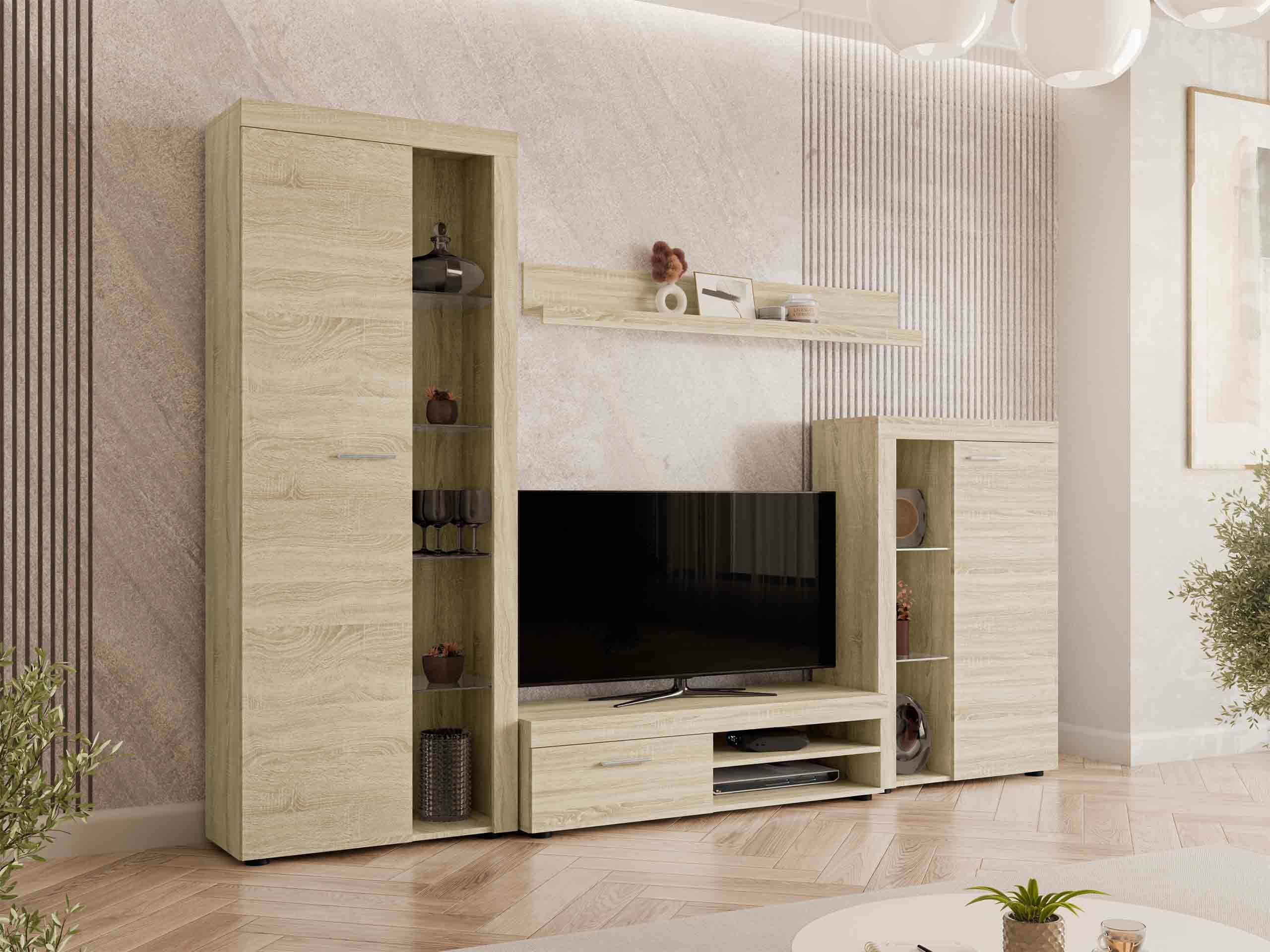 Wohnzimmer-Sets Tucson 103 (Sonoma eichenholz)