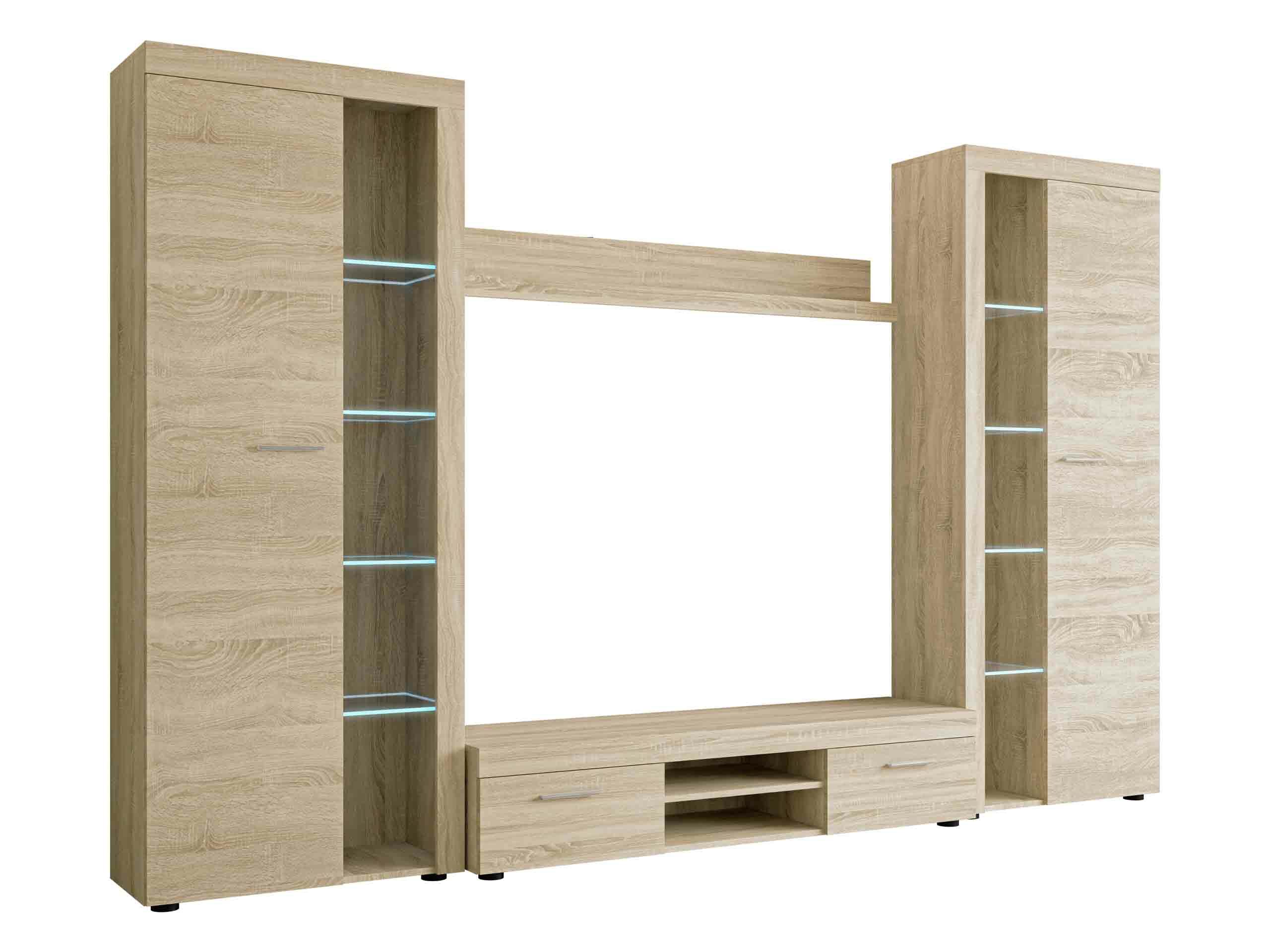 Wohnzimmer-Sets Univio II (Sonoma eichenholz)