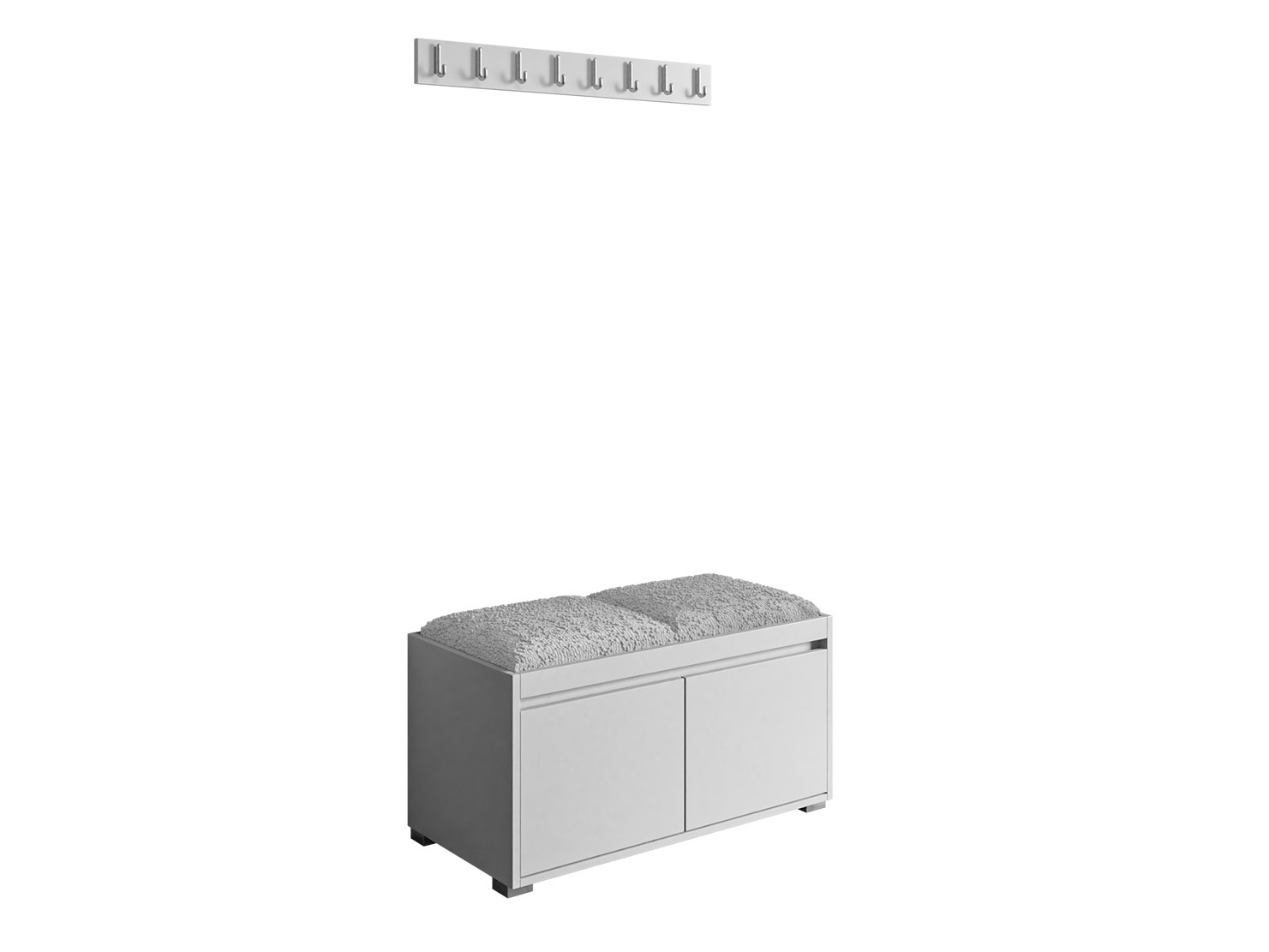 Flurgarnitur Comfivo Pinus I (Weiss + Abriamo 06)