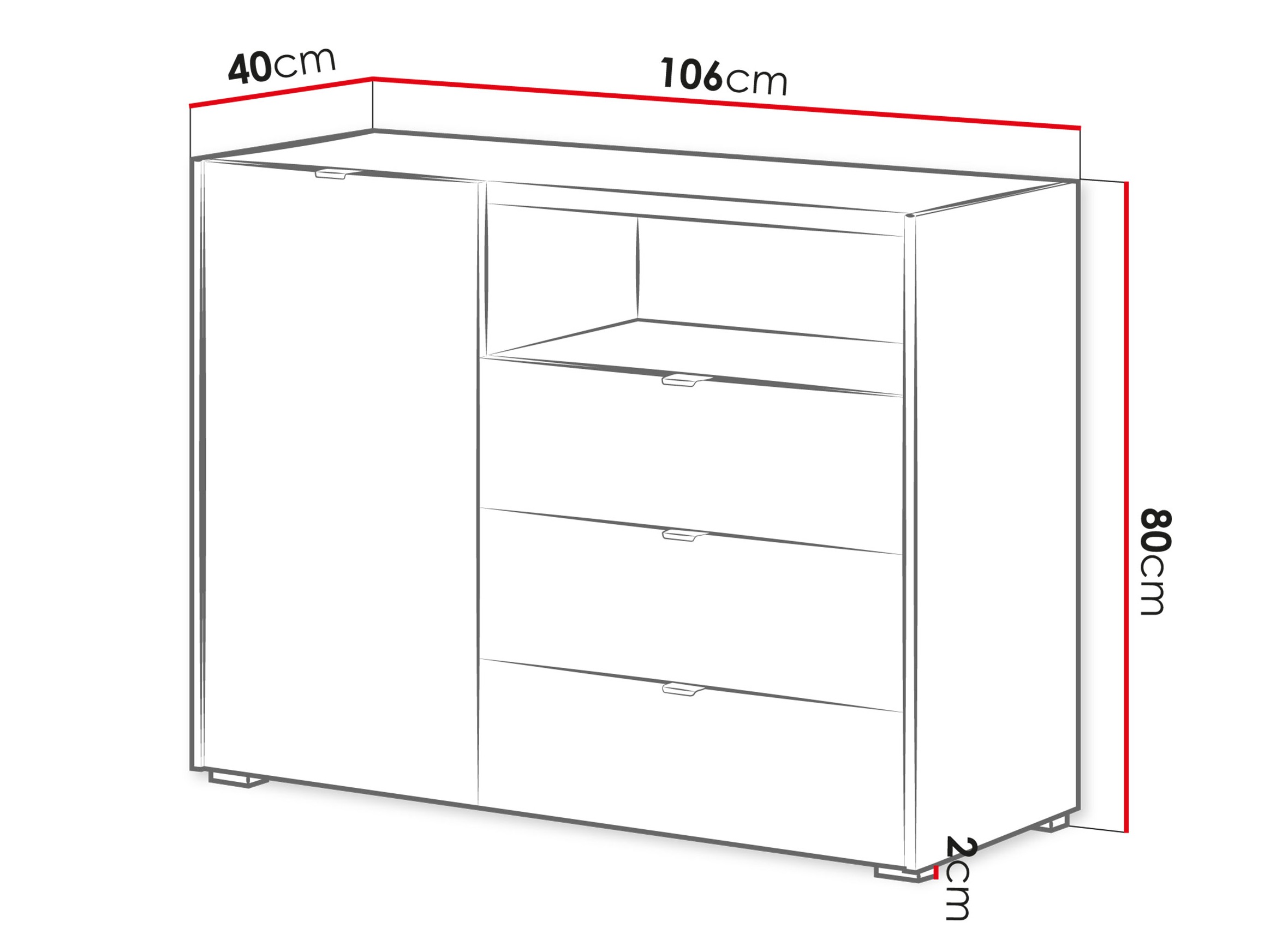 Kommoden Comfivo Ordo