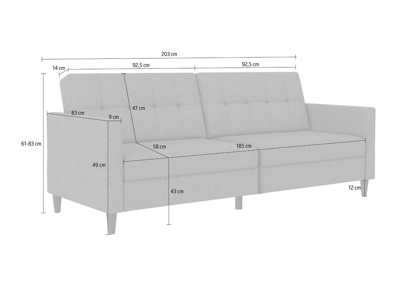 Schlafsofa Tulsa 534 (Grün)