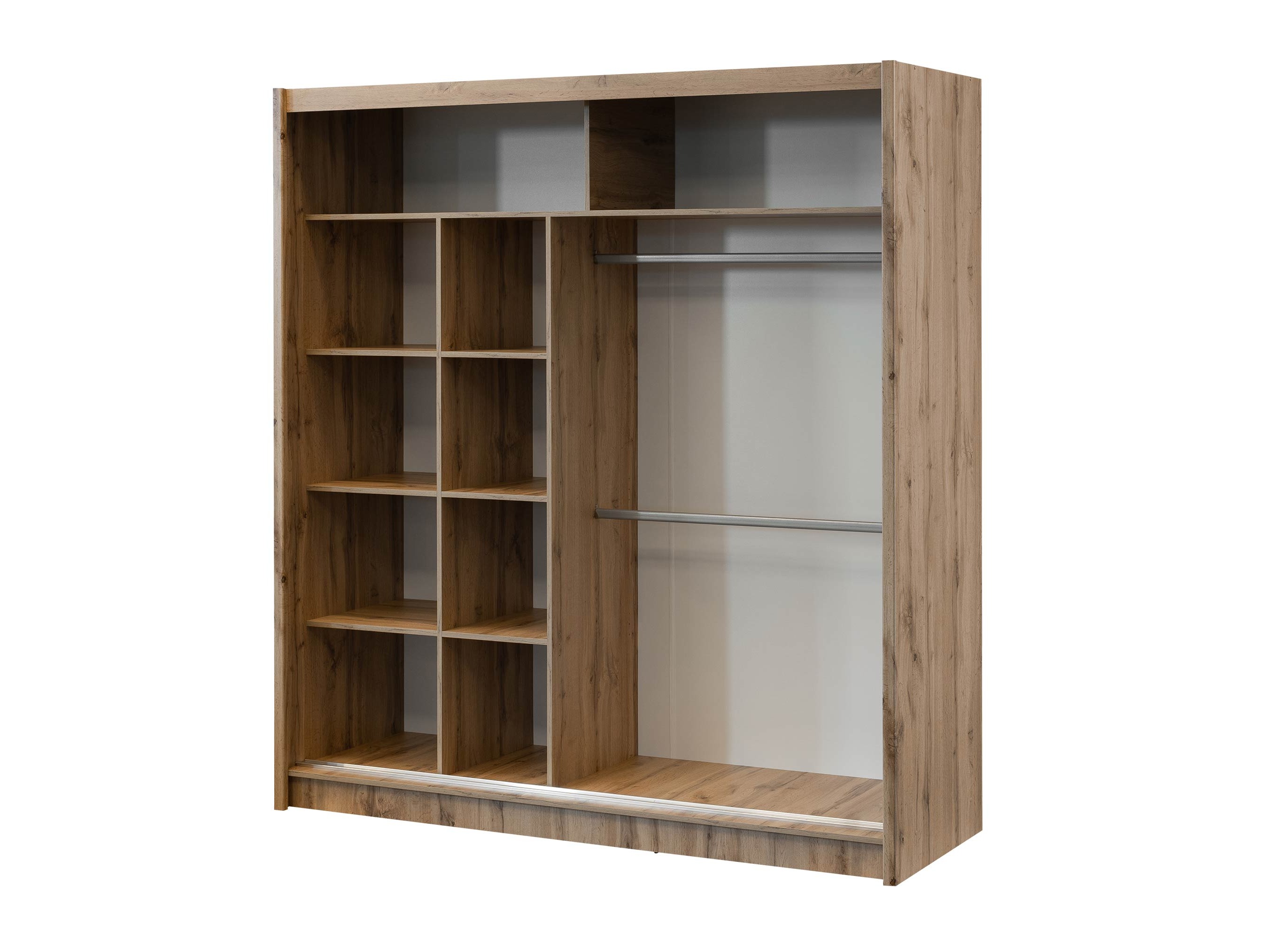 Kleiderschrank Gemes (Wotan Eiche + Weiss)